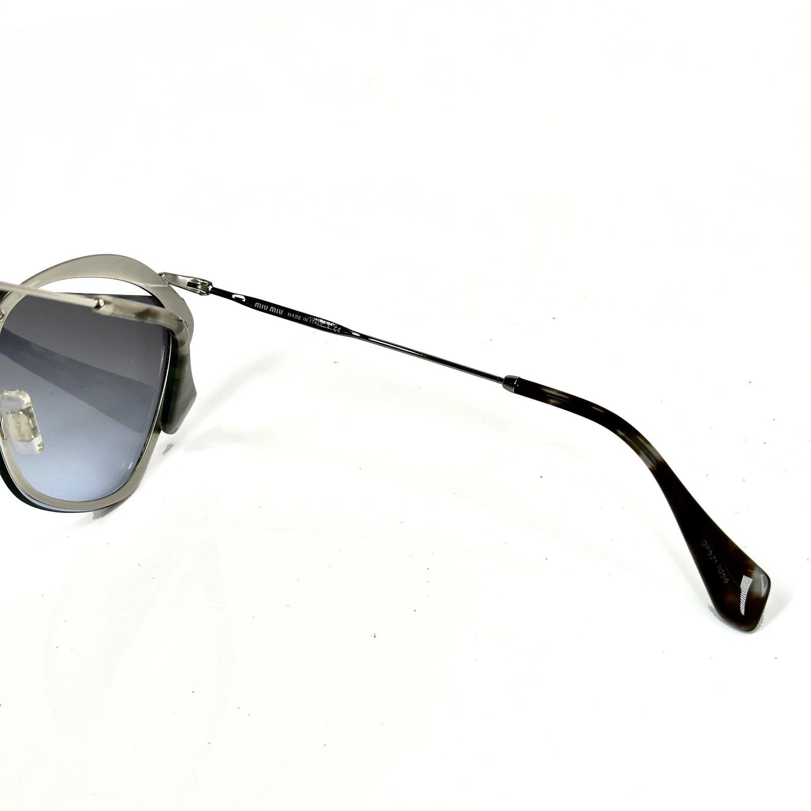 Miu Miu MIU MIU MU54TS NOIR Cut Out 54T Blue Gradient Sunglasses Size ONE SIZE - 3 Thumbnail