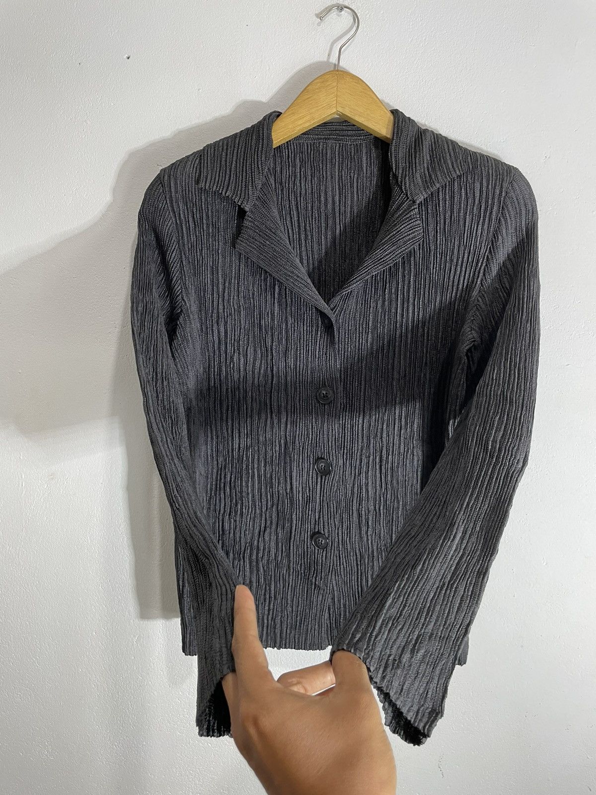 Issey Miyake Specchio Undefined Pleates Shirt Style Issey Size M / US 6-8 / IT 42-44 - 3 Thumbnail