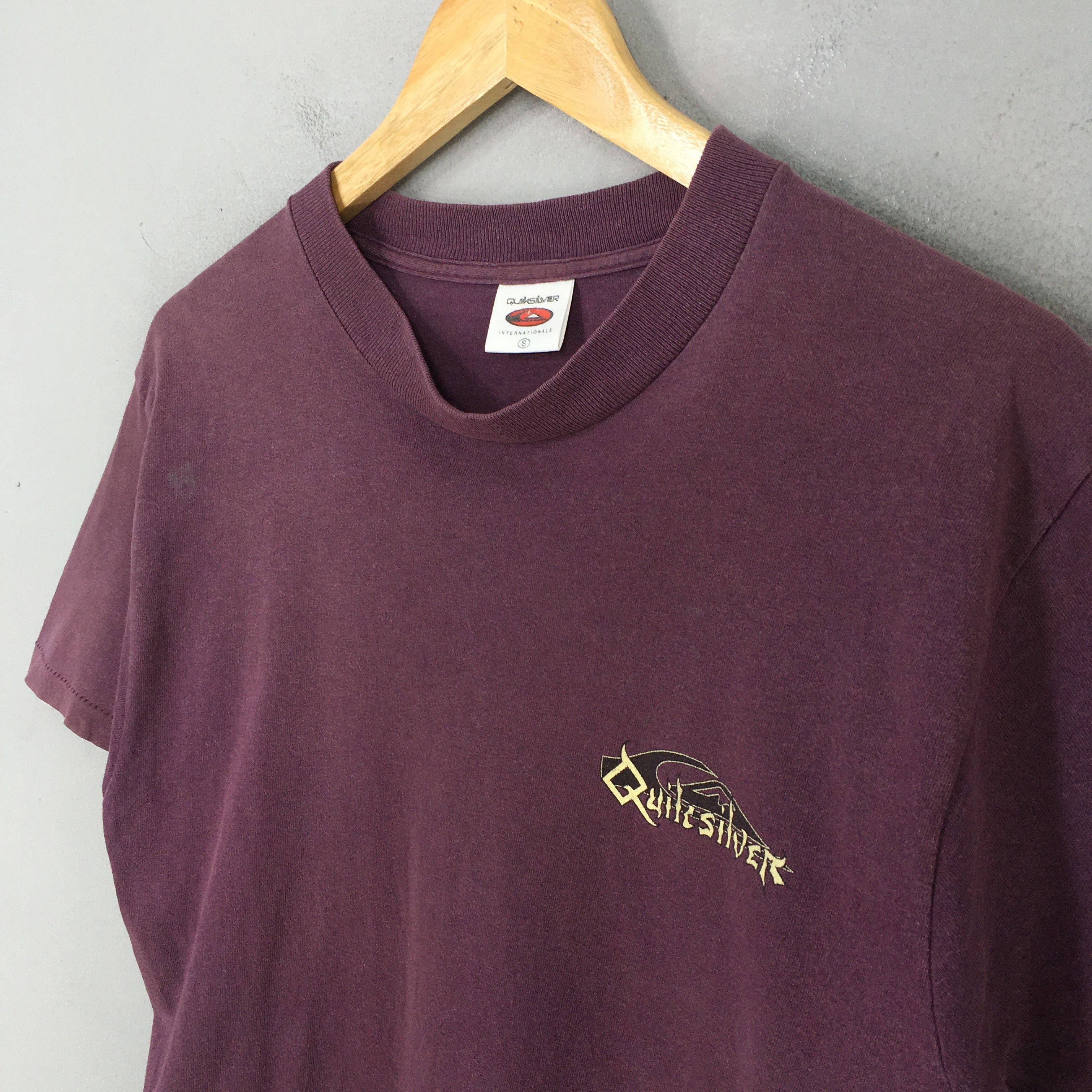 Gotcha × Quiksilver Vintage 90's Quiksilver Surf Wear T shirt Small Size US S / EU 44-46 / 1 - 6 Thumbnail