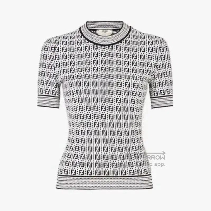Fendi Fendi Colorblock Polyester Women's T-Shirt . Size M / US 6-8 / IT 42-44 - 3 Thumbnail