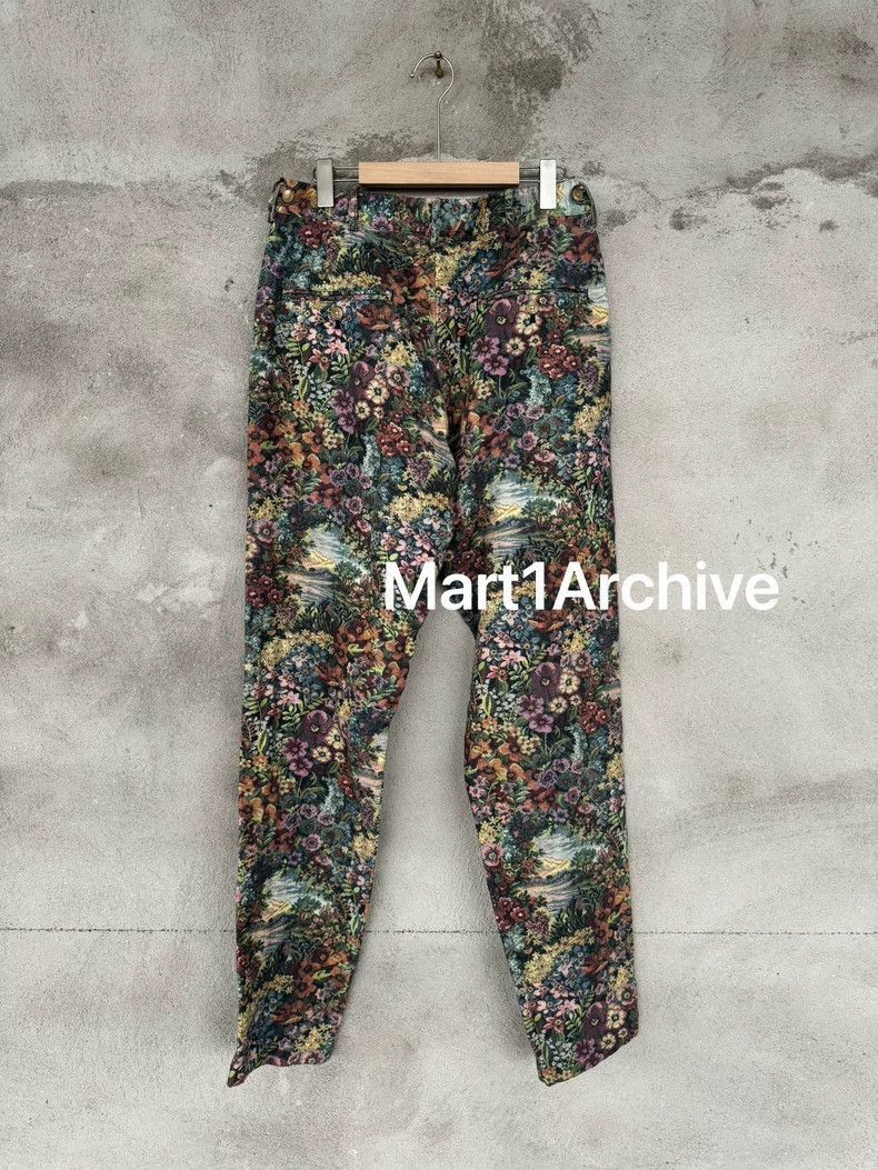 Yohji Yamamoto floral pattern trousers by yohji yamamoto Size US 32 / EU 48 - 8 Thumbnail