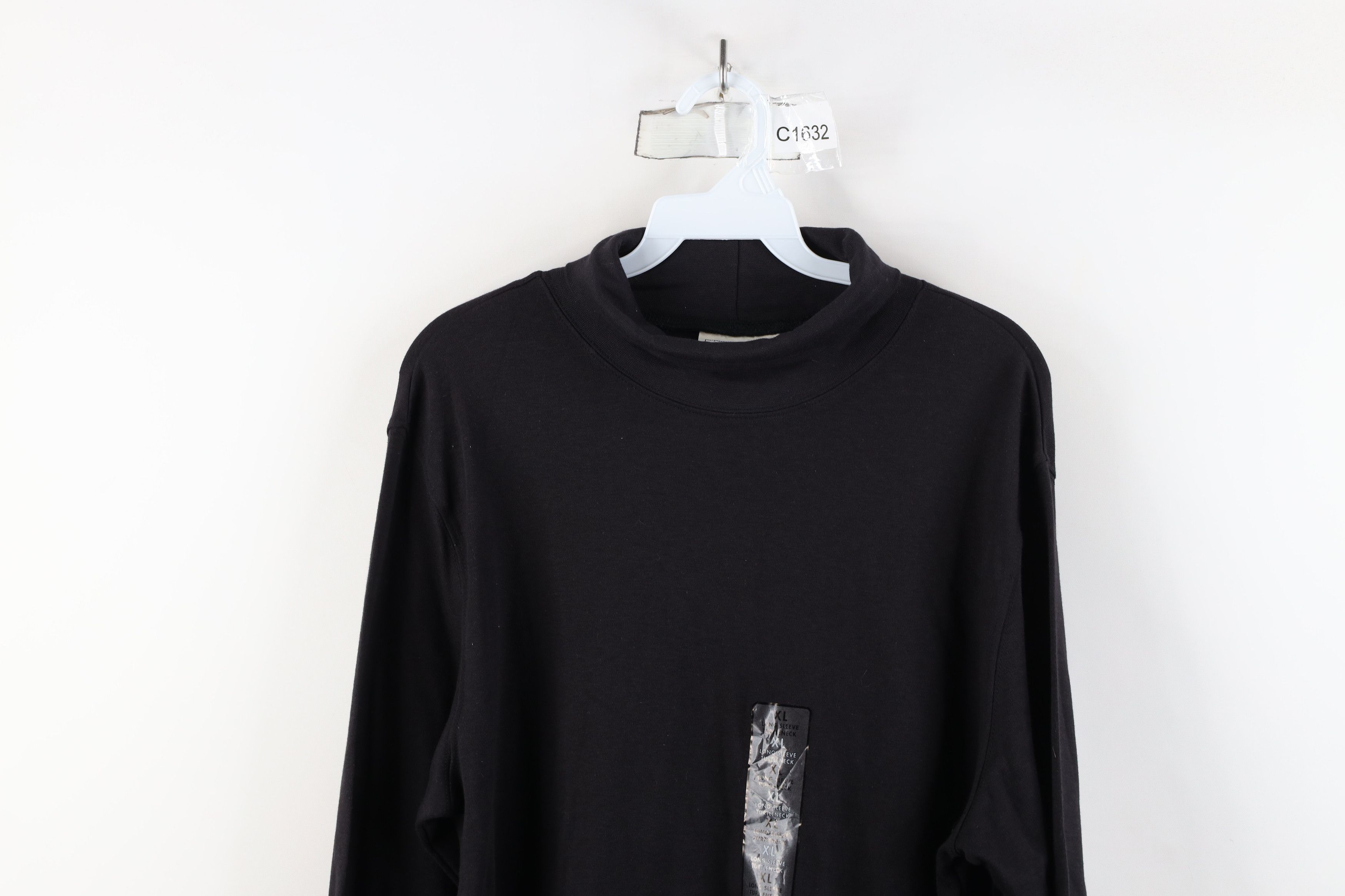 Vintage Deadstock Vintage 90s Streetwear Long Sleeve T-Shirt Black Size US XL / EU 56 / 4 - 2 Thumbnail