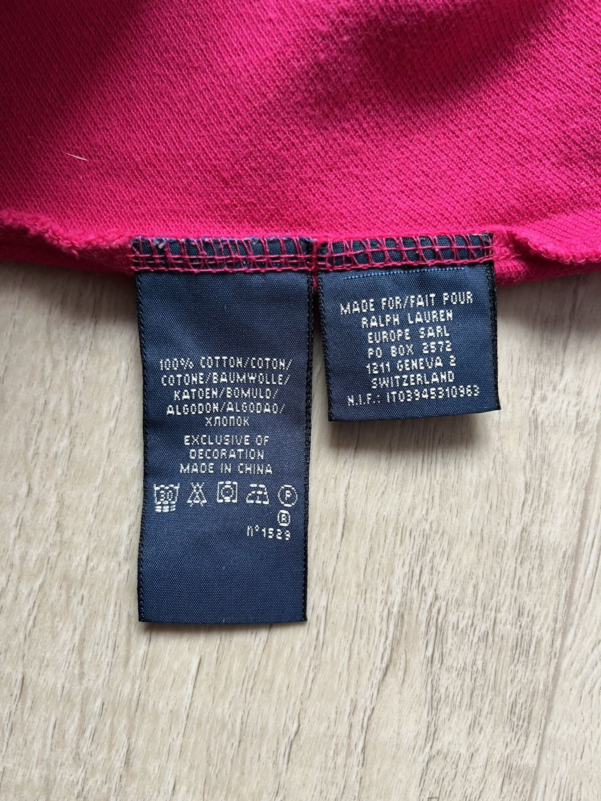 Polo Ralph Lauren × Vintage Polo Ralph Lauren Skinny Polo Shirt Women's Pink Size XL Size XL / US 12-14 / IT 48-50 - 11 Thumbnail