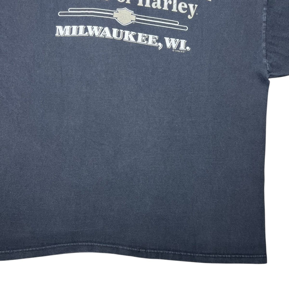 Harley Davidson × Vintage 1999 Harley Davidson Motorcycles 3D Spell Out Graphic Tee Size US XXL / EU 58 / 5 - 13 Thumbnail