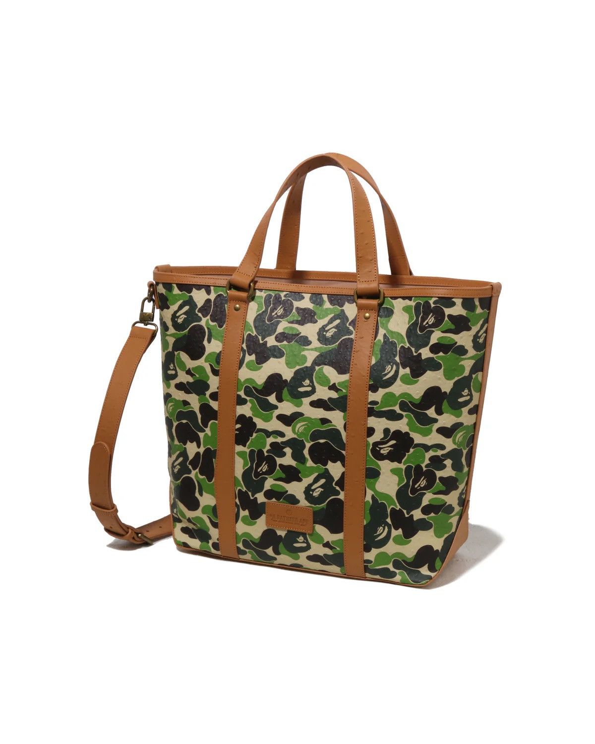 Bape Bape PU Leather Green Camo Bag Size ONE SIZE - 1 Thumbnail