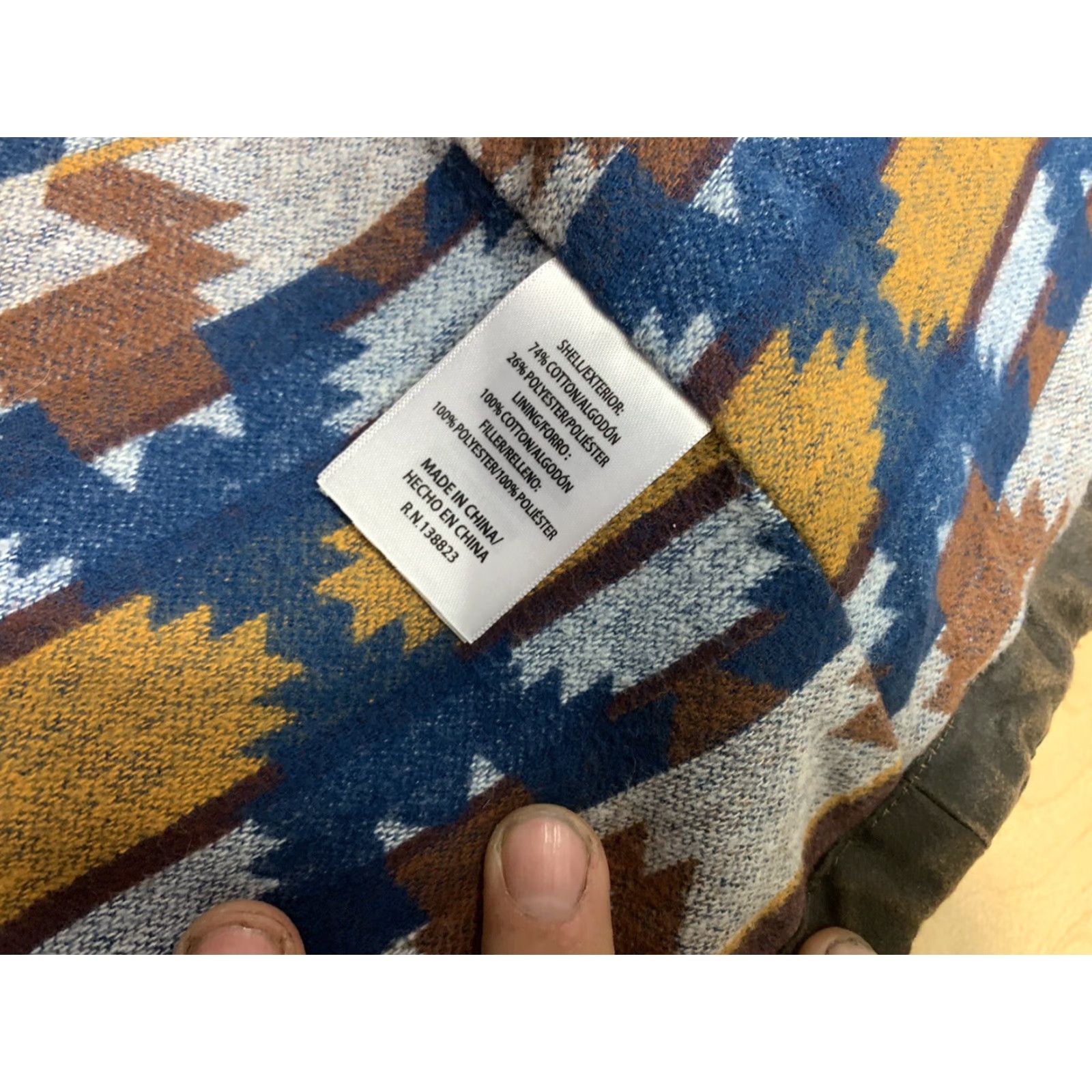 Vintage Men's Vest Moon Shine Spirit Quilted Aztec Medium Extra Large Size US M / EU 48-50 / 2 - 6 Thumbnail