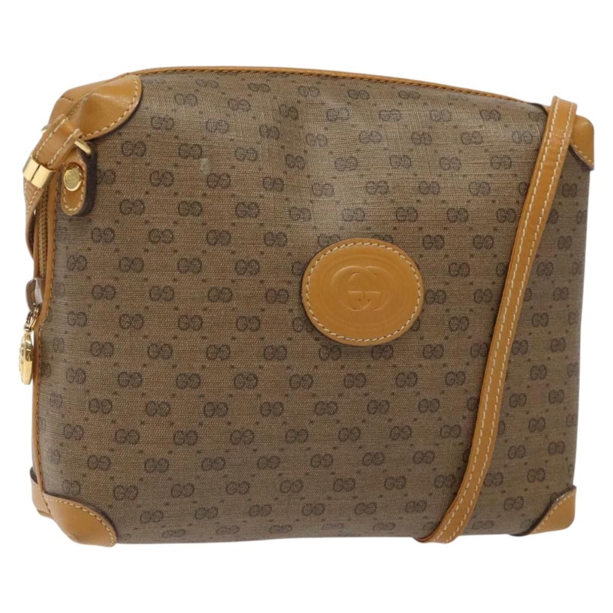 Gucci GUCCI Micro GG Supreme Shoulder Bag Pvc Beige Gold 007 115 Size ONE SIZE - 1 Thumbnail