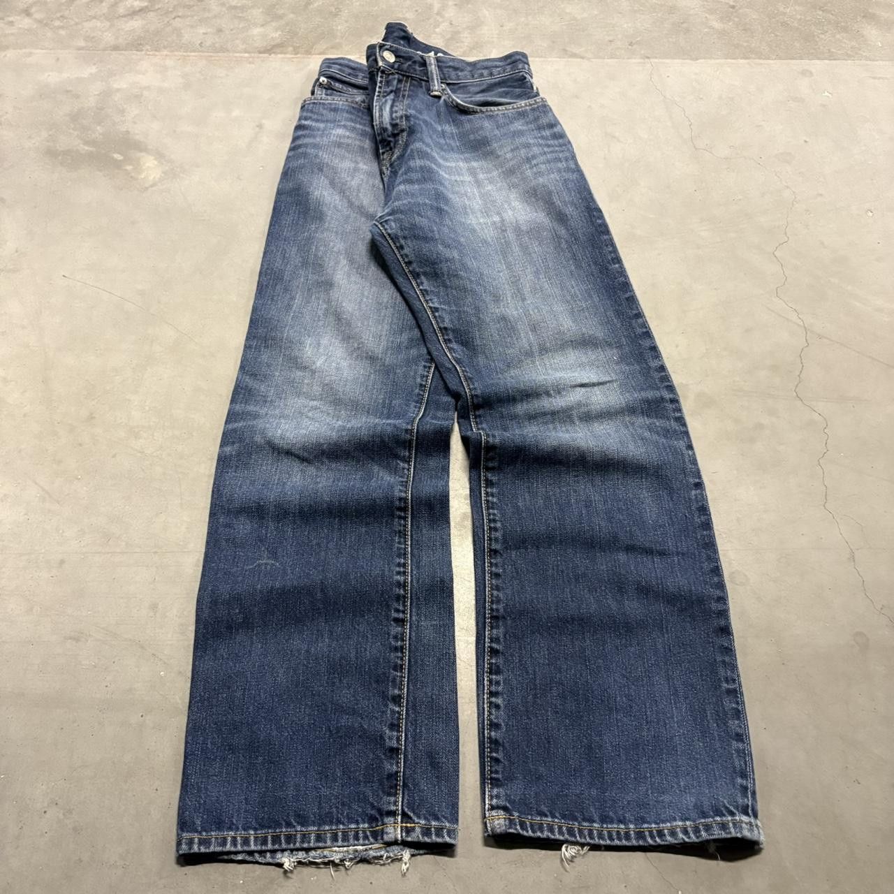 Gap Crazy Vintage Y2K/2000s Baggy Gap Easy Dark Blue Wash Denim Jeans! Size US 31 - 1 Thumbnail