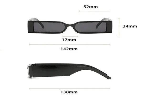 Designer × Vintage Retro square sunglasses Size ONE SIZE - 3 Thumbnail