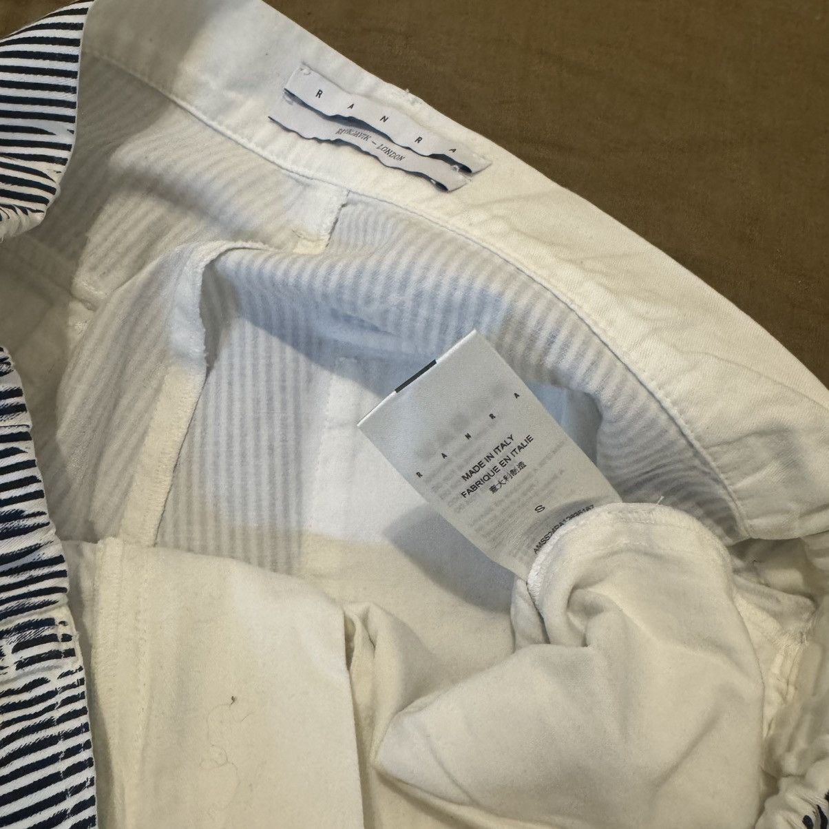 Other RANRA White & Navy Stuttur Shorts Size US 32 / EU 48 - 4 Thumbnail