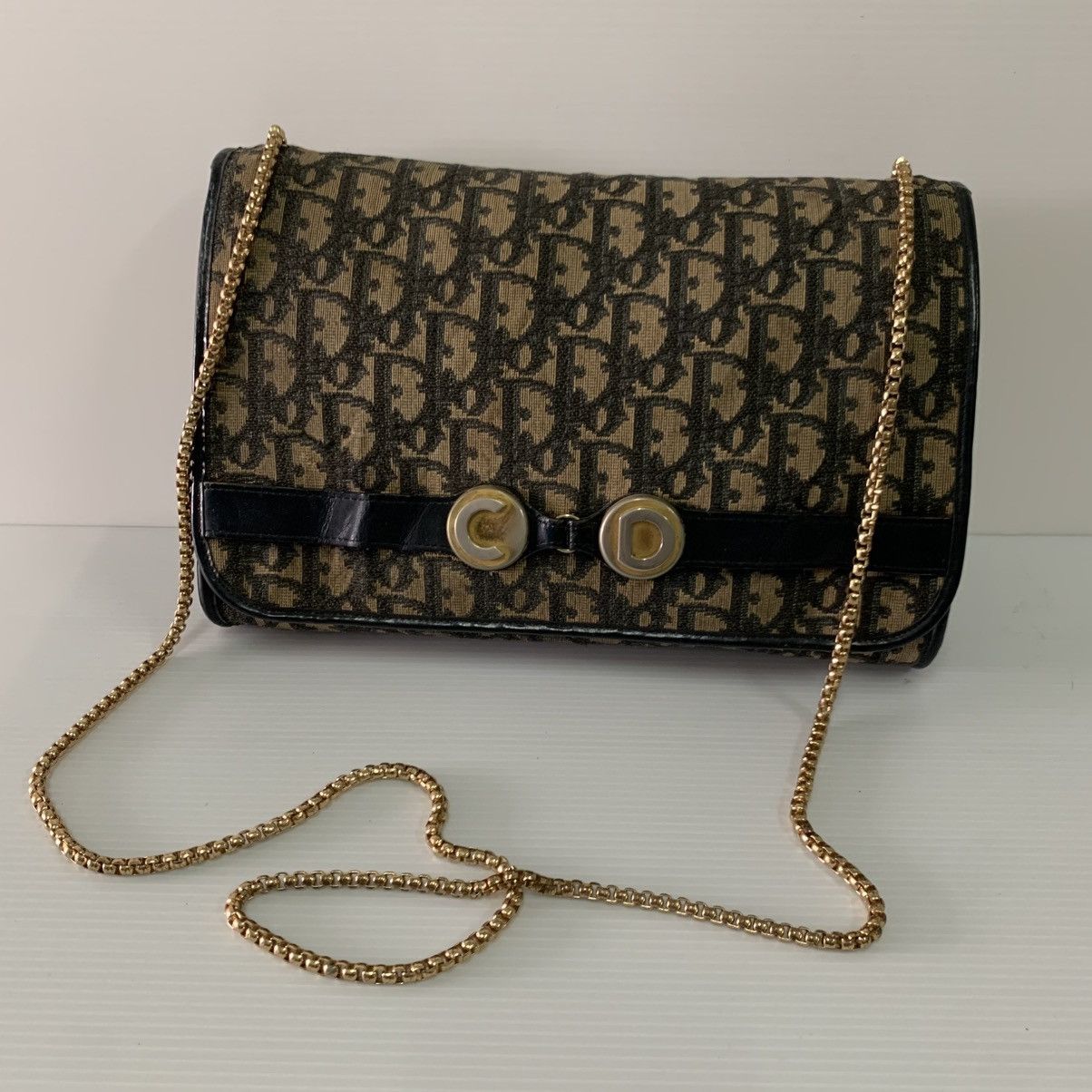 Christian Dior Monsieur Christian Dior Monogram Vintage Chain Slingbag Size ONE SIZE - 4 Thumbnail