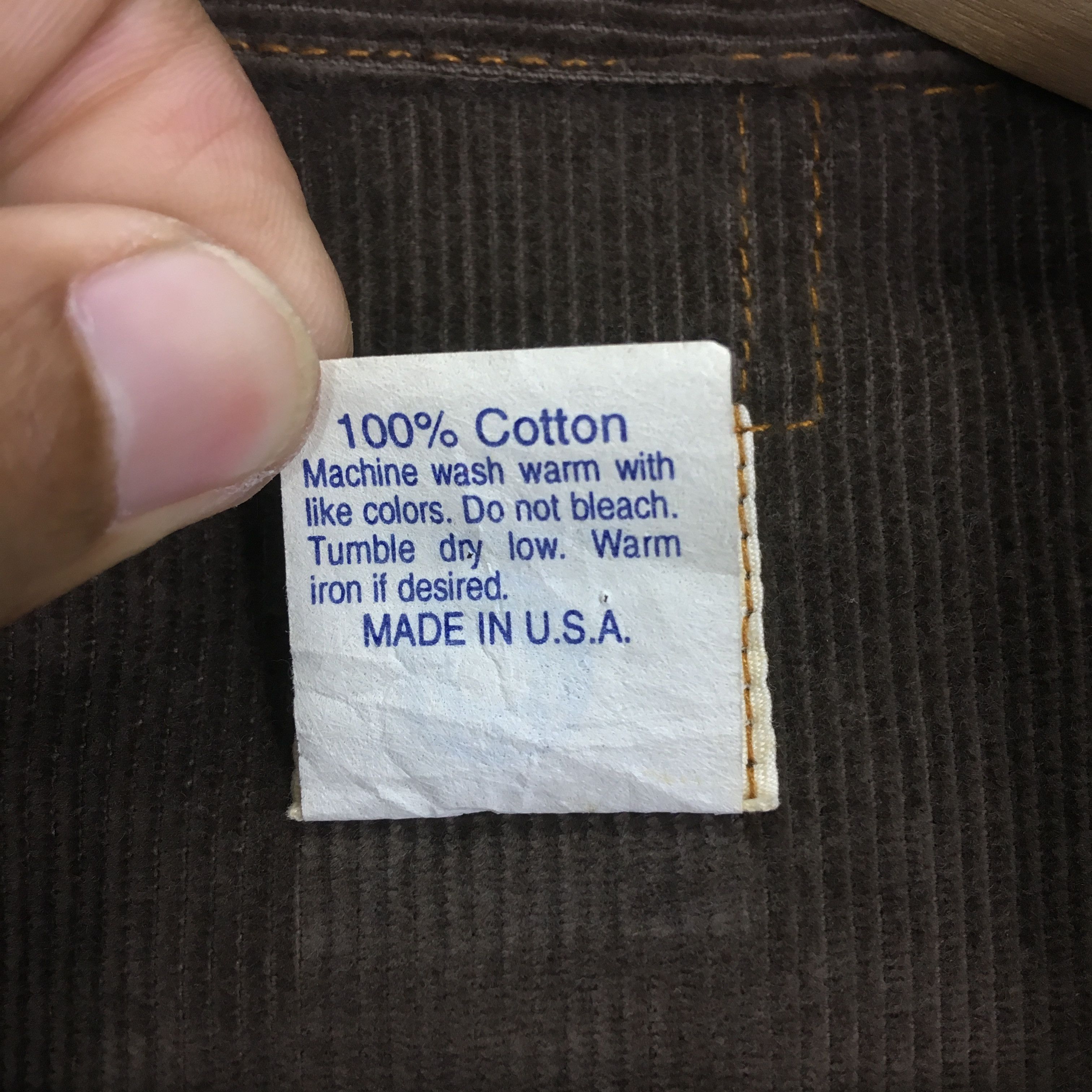 Post Overalls Vintage 90s Post Overall Frenchwork Corduroy Button Jacket Size US M / EU 48-50 / 2 - 8 Thumbnail