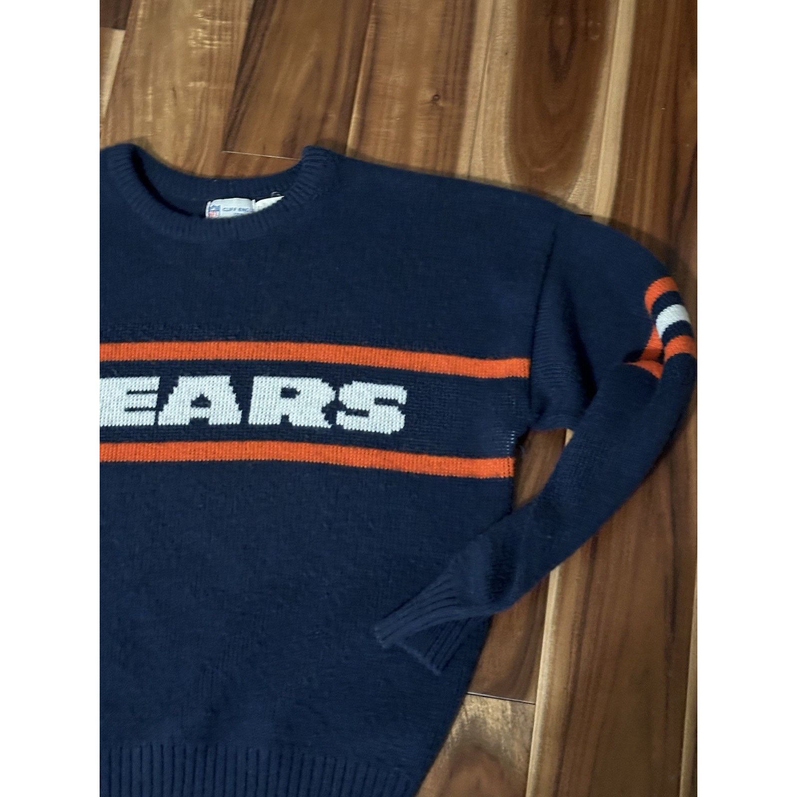 Vintage Vintage Cliff Engle NFL Chicago Bears Sweater Large Ditka Size US L / EU 52-54 / 3 - 3 Thumbnail