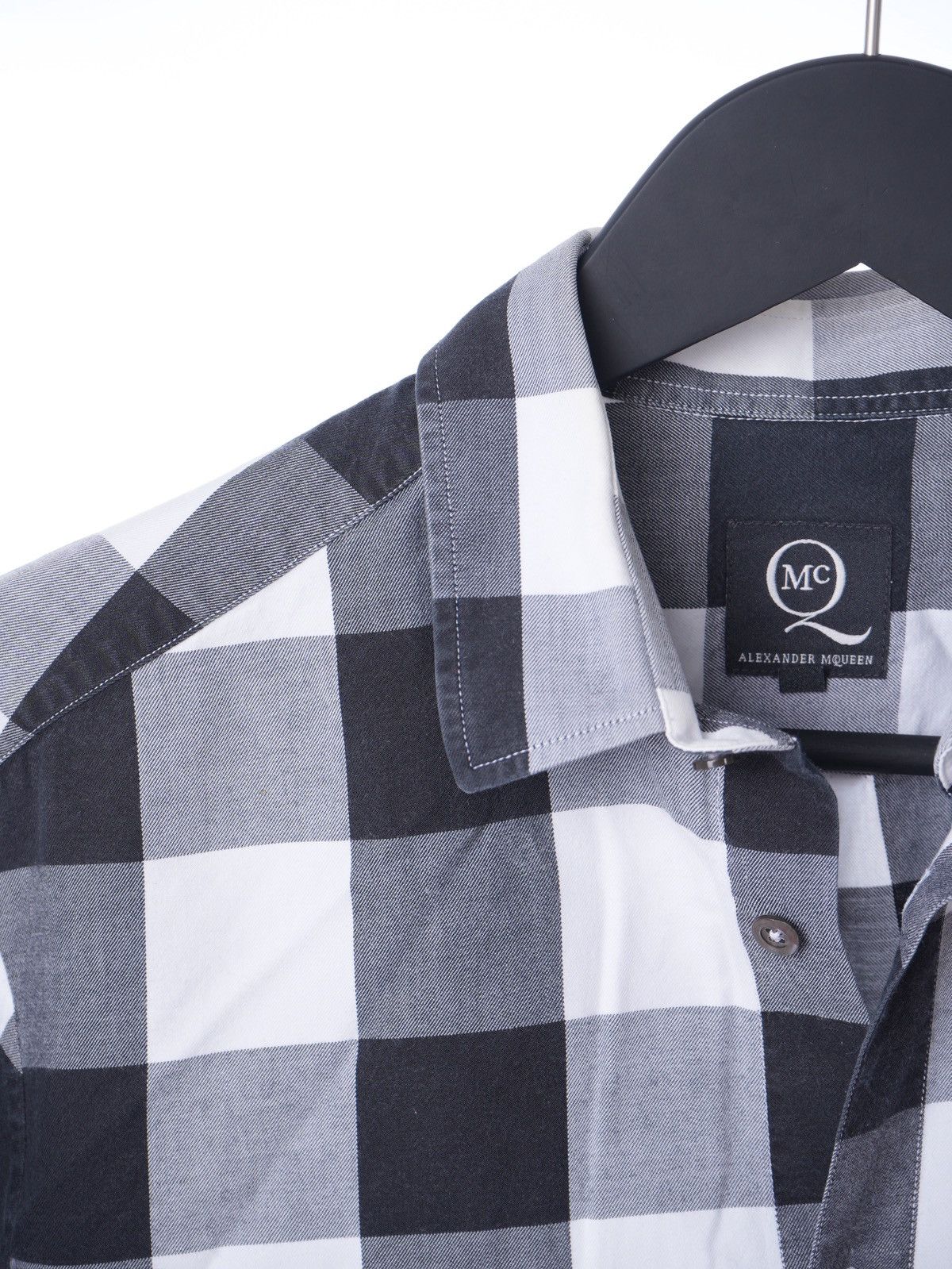 Alexander McQueen Alexander McQueen Button Down Shirt MCQ Logo One Pocket Size US S / EU 44-46 / 1 - 2 Thumbnail