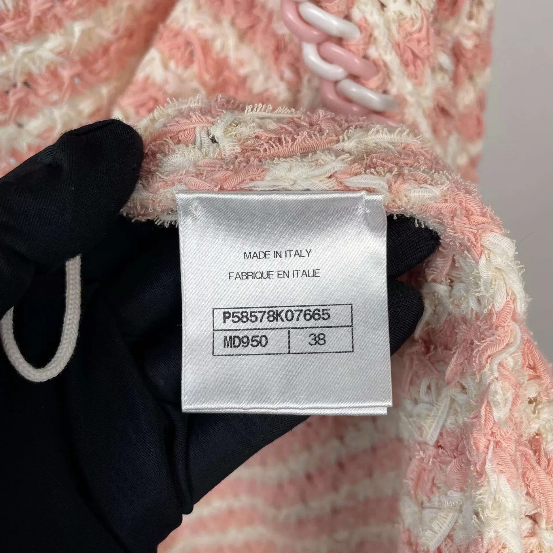 Chanel Chanel Pink Knit Jacket 38 Size S / US 4 / IT 40 - 3 Thumbnail