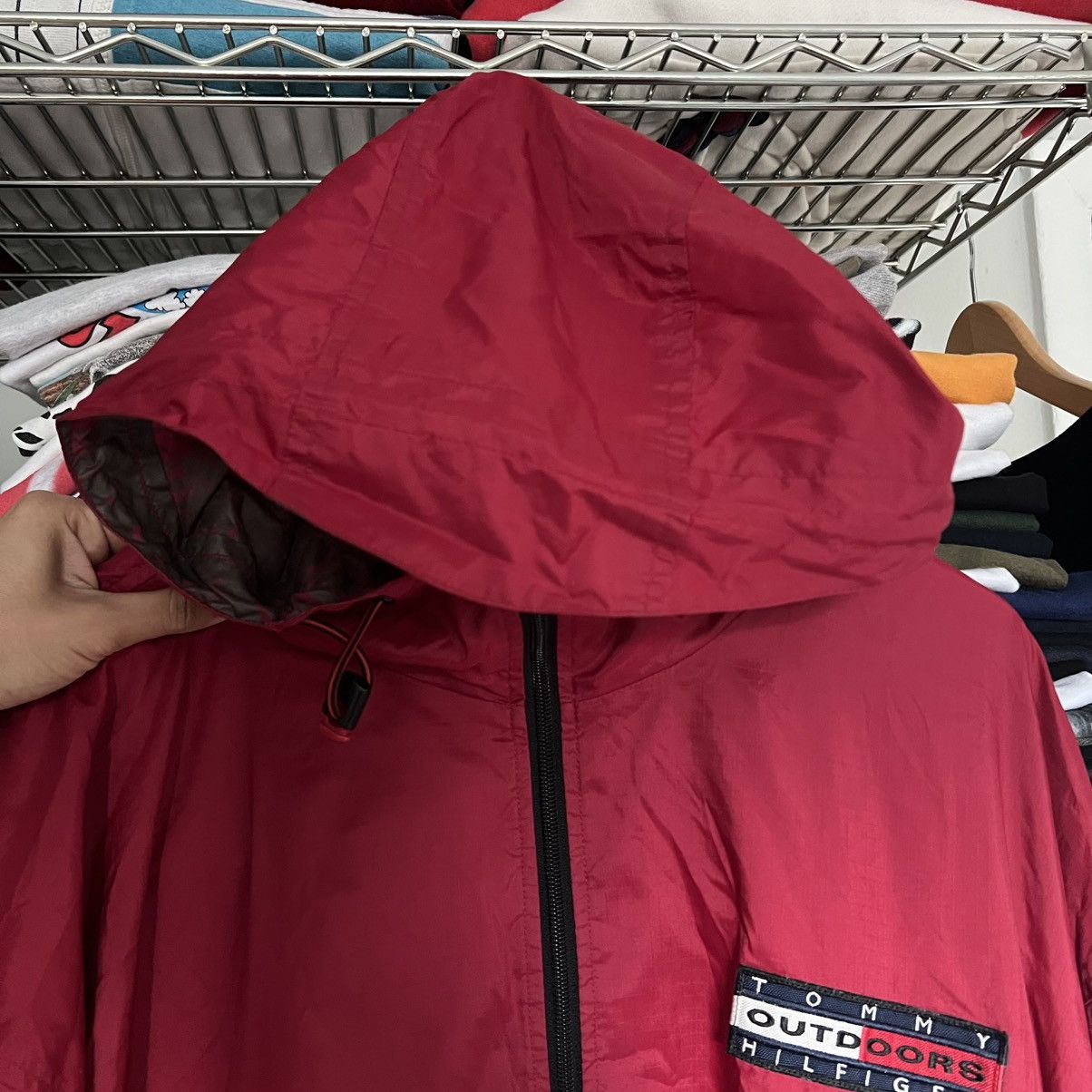 Tommy Hilfiger × Vintage 90s Tommy Hilfiger Outdoor Packable Windbreaker Size US XL / EU 56 / 4 - 11 Thumbnail