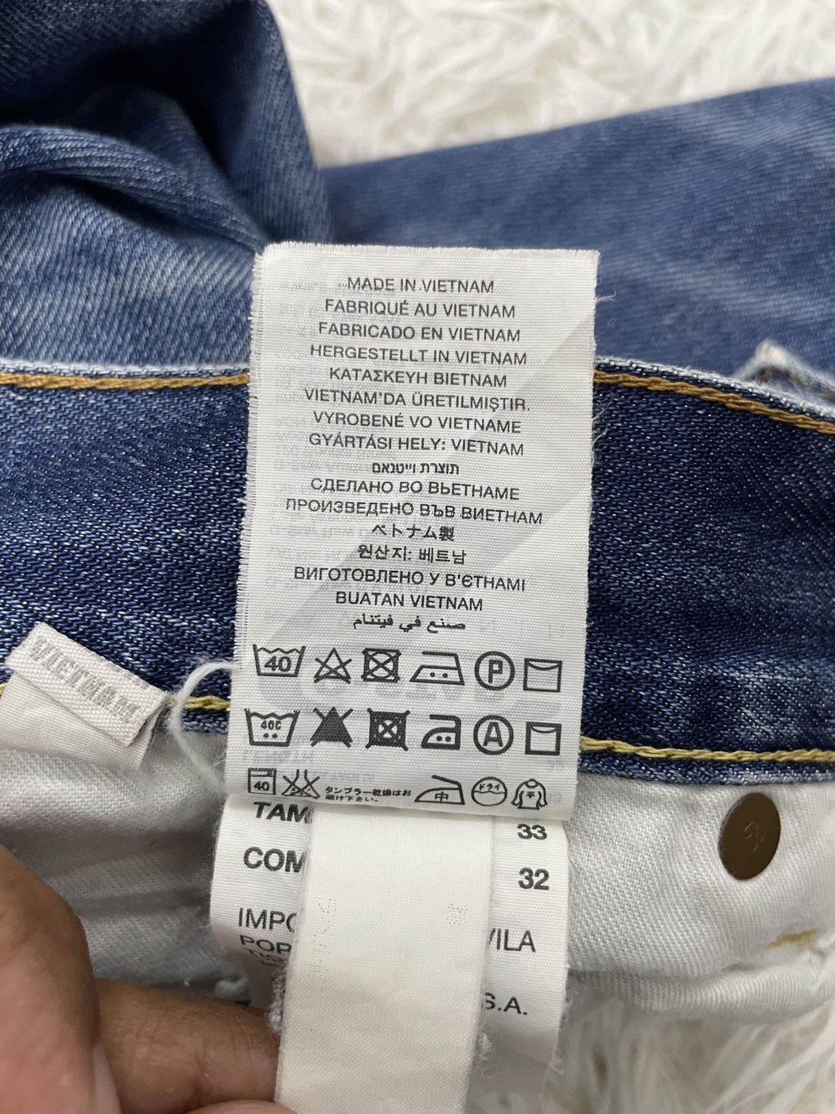 G-Star G Star Raw Denim 3301 Straight Jeans Pant Size US 34 / EU 50 - 20 Thumbnail
