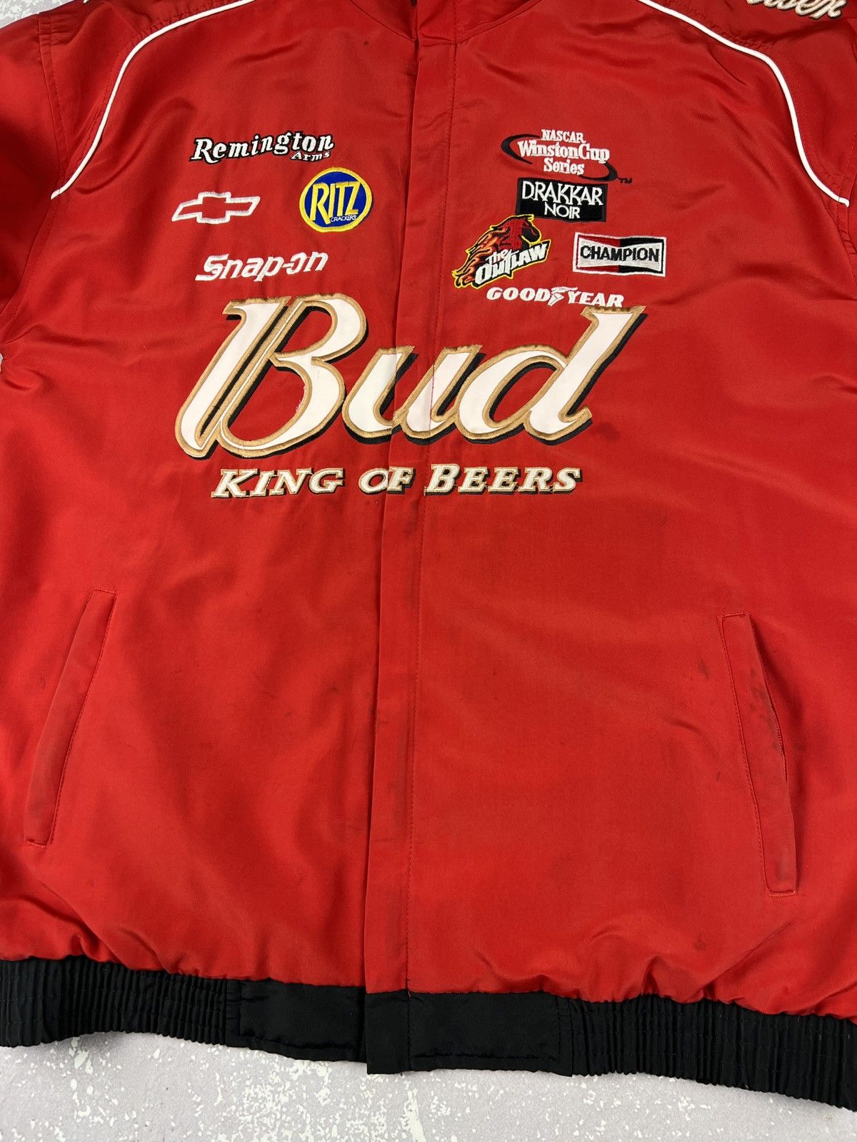 NASCAR Vintage Bud Nascar Racing Jacket with patches XXL Mens Red Size US XXL / EU 58 / 5 - 5 Thumbnail
