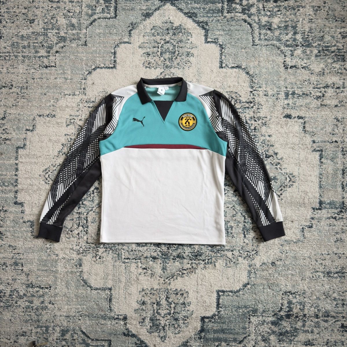 Puma × Vintage Vintage Daily Paper Puma Long Sleeve Size US S / EU 44-46 / 1 - 1 Thumbnail