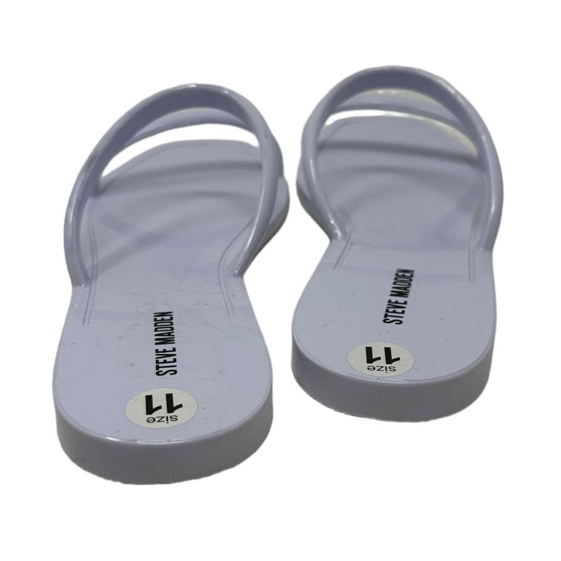 Steve Madden Steve Madden White Double Strap Flat Sandals size 11 Size US 11 / IT 41 - 4 Thumbnail