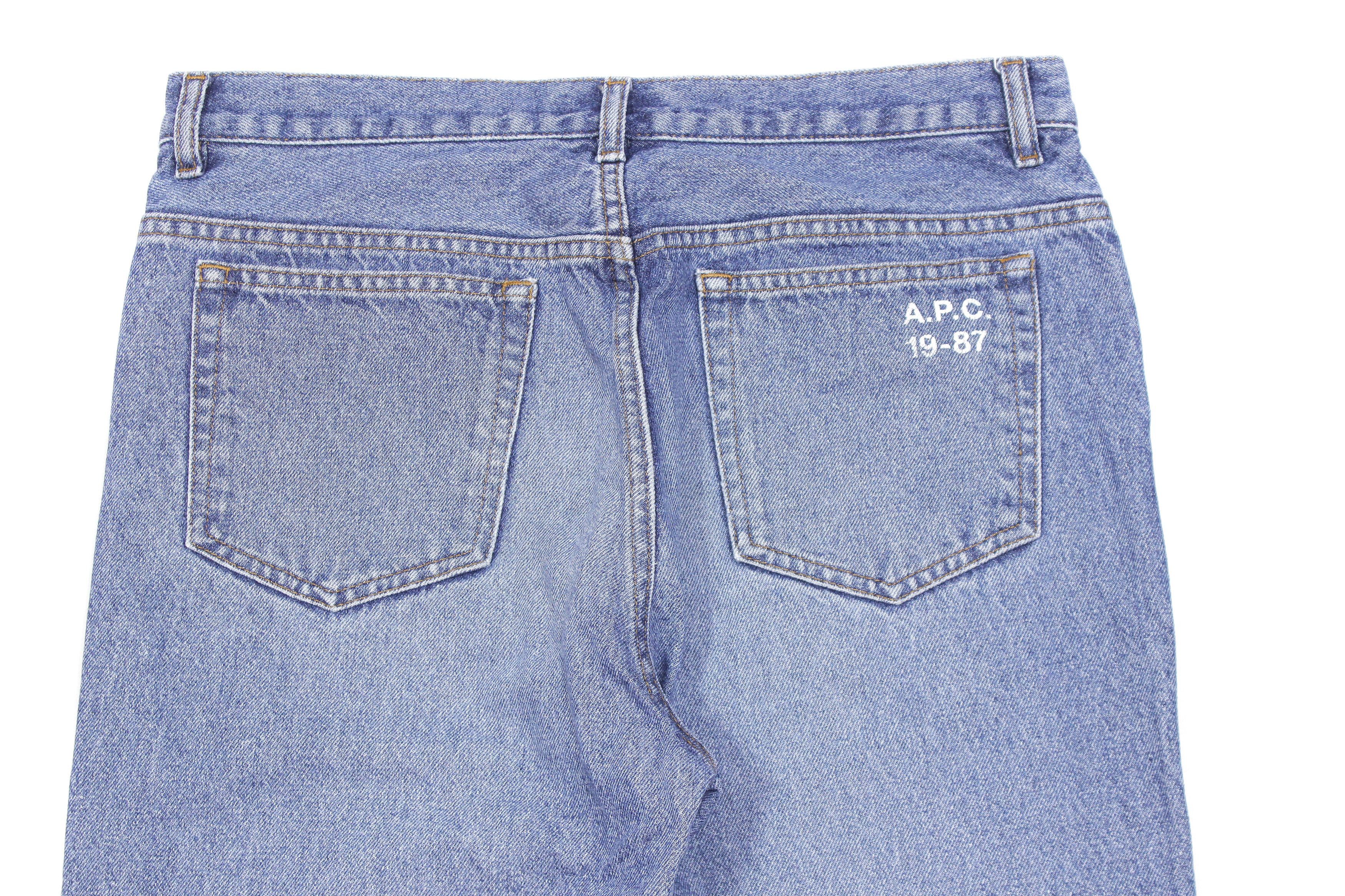 A.P.C. Martin Logo Jeans Size US 30 / EU 46 - 4 Thumbnail
