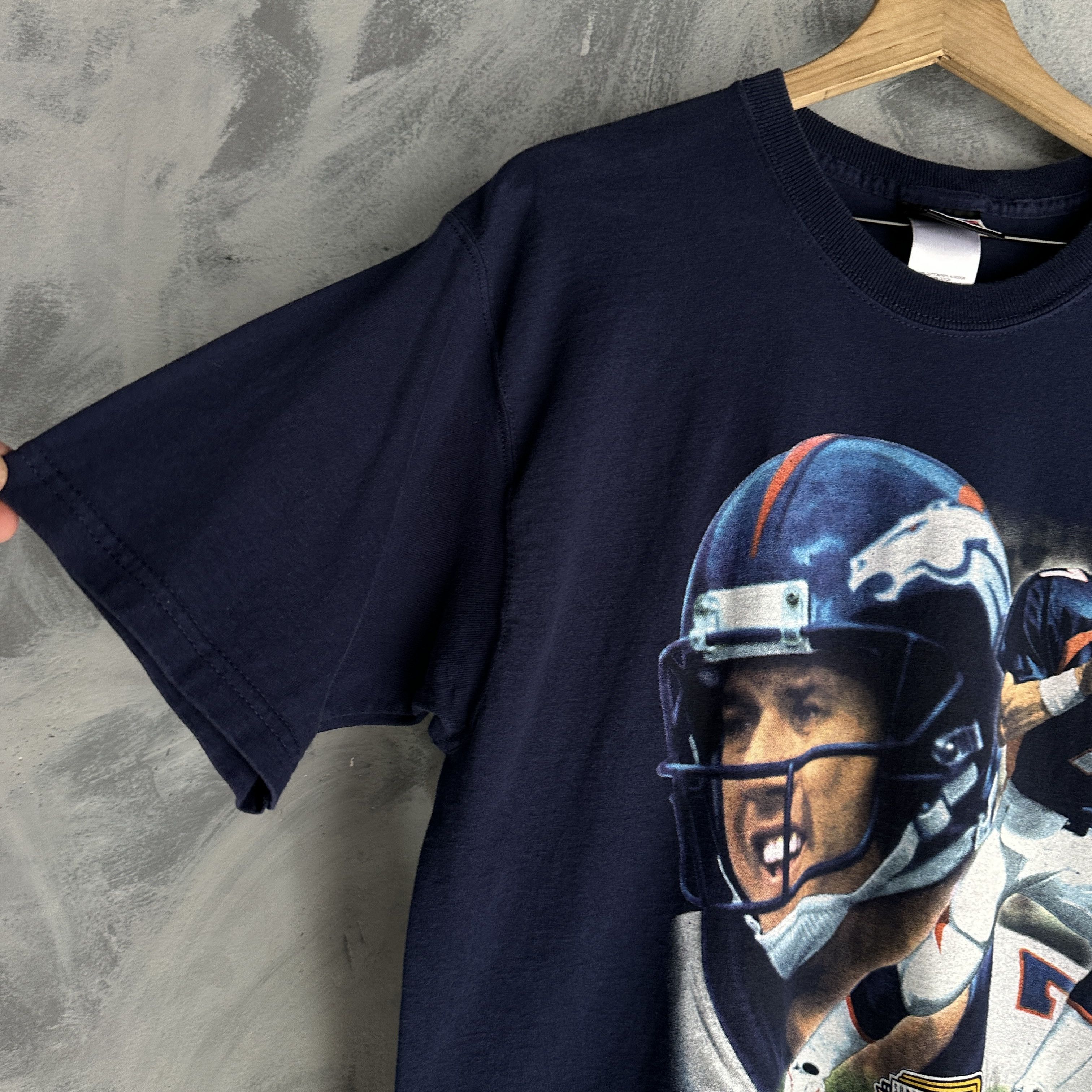 Pro Player Vtg John Elway T Shirt Super Bowl Pro Player Denver Broncos Size US L / EU 52-54 / 3 - 6 Thumbnail