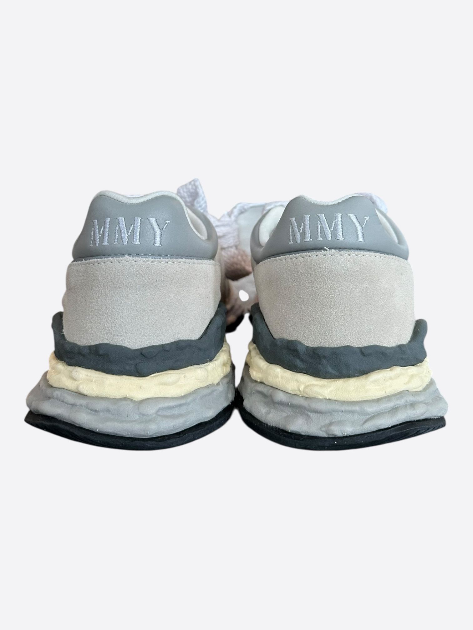Maison MIHARA YASUHIRO Maison Mihara Yasuhiro Beige & Grey George Sneakers Size US 11 / EU 44 - 4 Thumbnail
