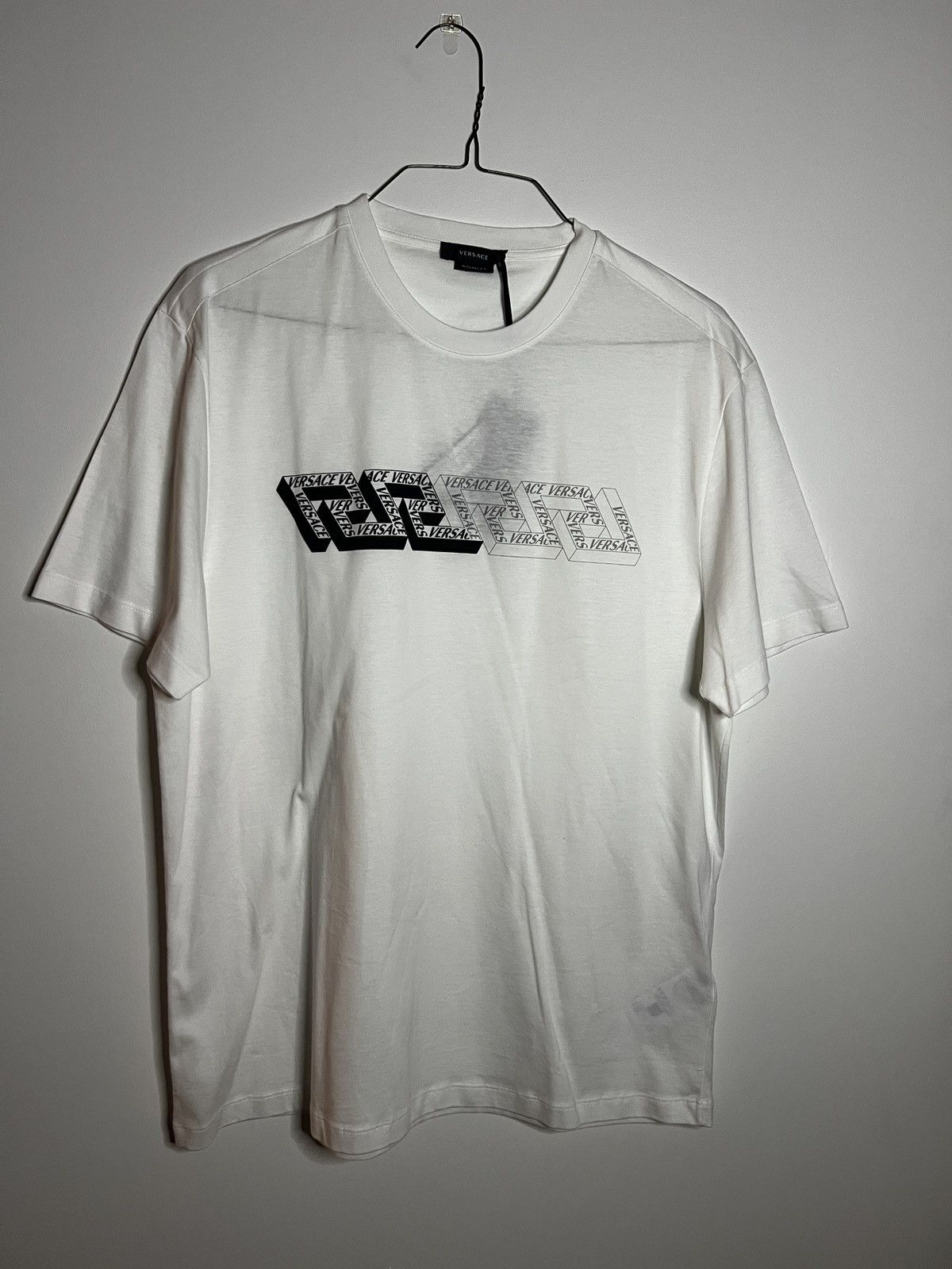 Versace Versace White Graphic Logo Tee — New with Tags — Size XL Size US XL / EU 56 / 4 - 5 Thumbnail