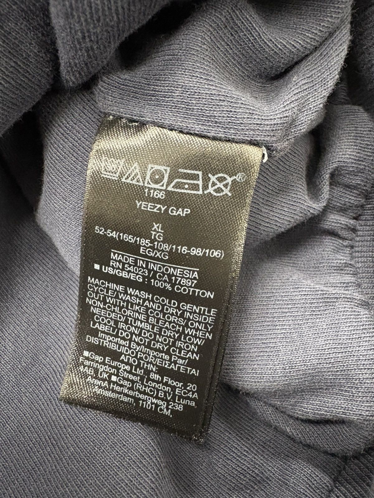 Balenciaga × Kanye West × Yeezy YZY x GAP Hoodie Navy XL Size US XL / EU 56 / 4 - 10 Thumbnail
