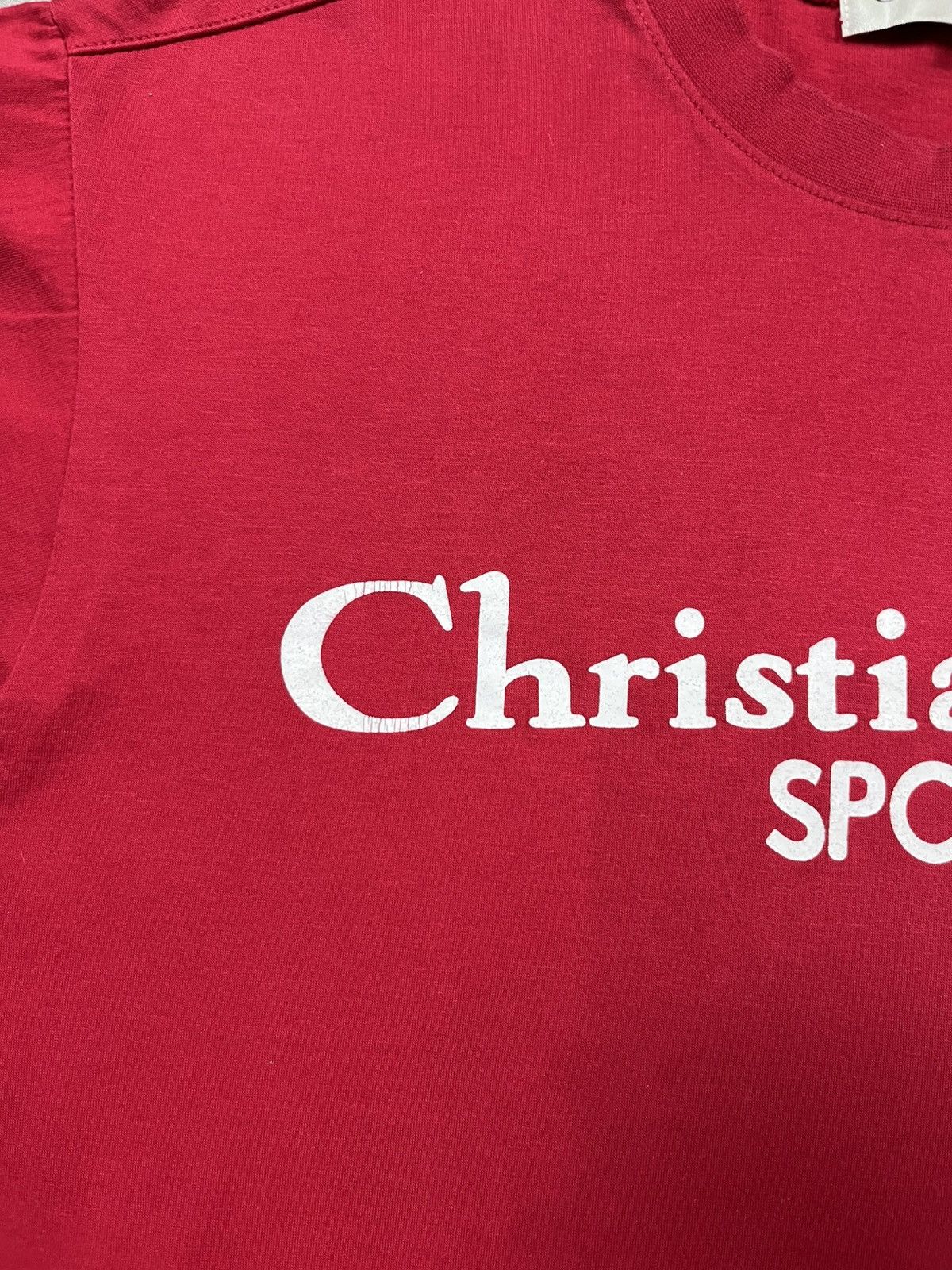 Dior 90s Christian Dior big logo tee Size US S / EU 44-46 / 1 - 8 Thumbnail