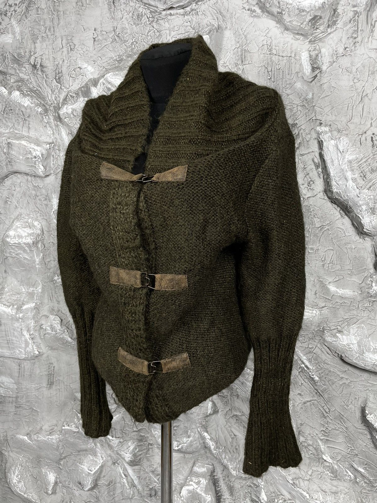 14th Addiction × Japanese Brand × Le Grande Bleu (L.G.B.) Vintage Multifunctional Knit Cardigan Junya Watanabe Style Size US S / EU 44-46 / 1 - 7 Thumbnail