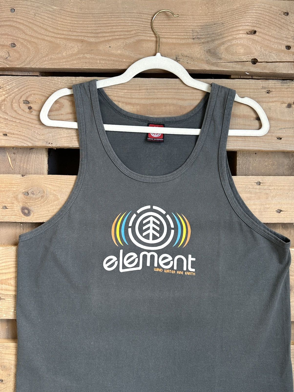 Element Vintage Element Skateboards Printed Grey Top Size US M / EU 48-50 / 2 - 2 Thumbnail