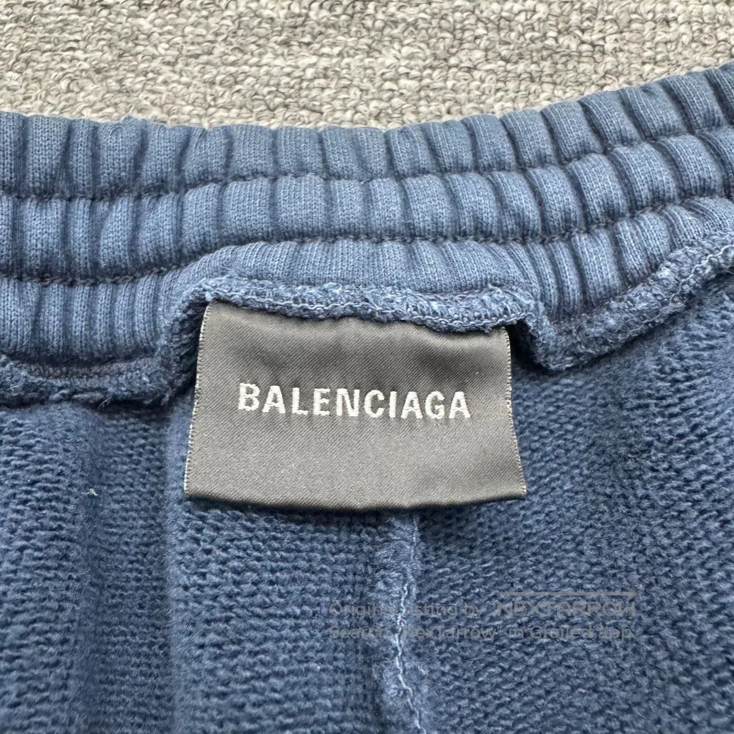 Balenciaga Balenciaga Embroidered Distressed Letter Casual Pants. Size US 26 / EU 42 - 2 Thumbnail