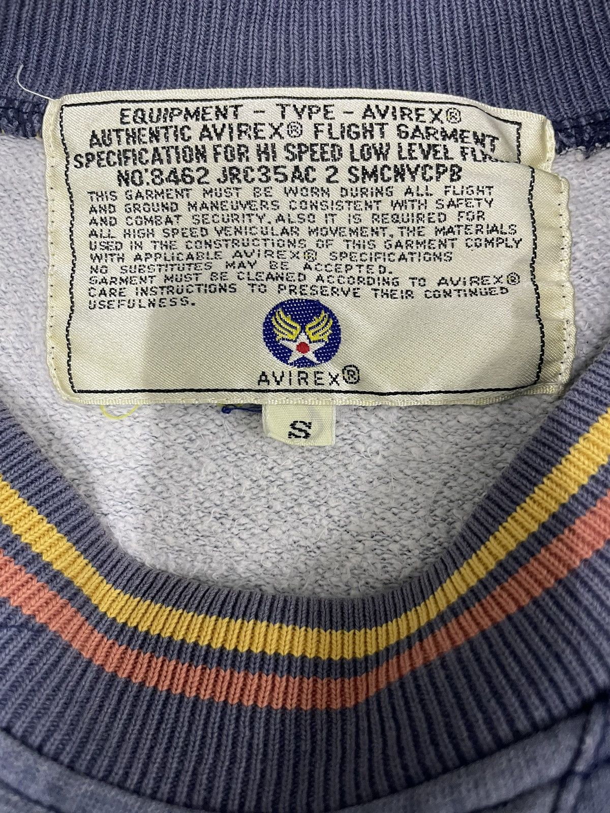 Avirex Vintage Avirex Sweatshirt Boxy Flight Garment Size US M / EU 48-50 / 2 - 5 Thumbnail