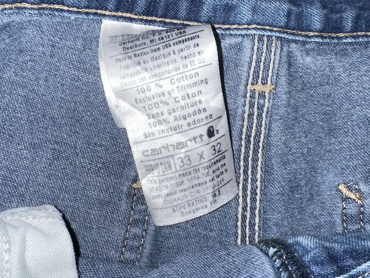 Carhartt × Carhartt Wip × Vintage Carhartt Vintage Y2K Carpenter Baggy Denim Jeans Size 33X32 Size US 33 - 2 Thumbnail