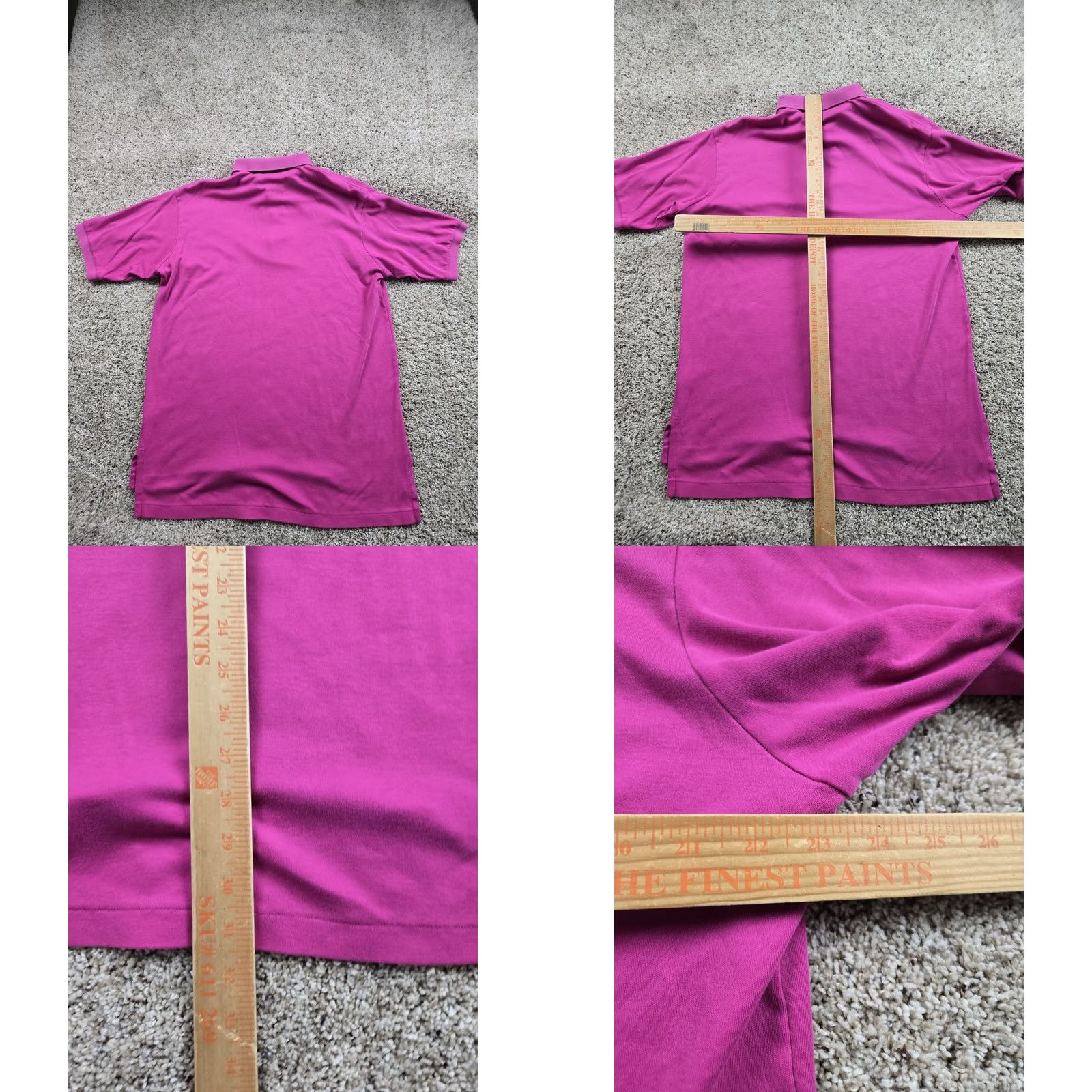 Polo Ralph Lauren VINTAGE Polo Ralph Lauren Polo Shirt Large Pink Golf Crest Short Sleeve 90s Mens Polo Shirt Size US L / EU 52-54 / 3 - 8 Thumbnail