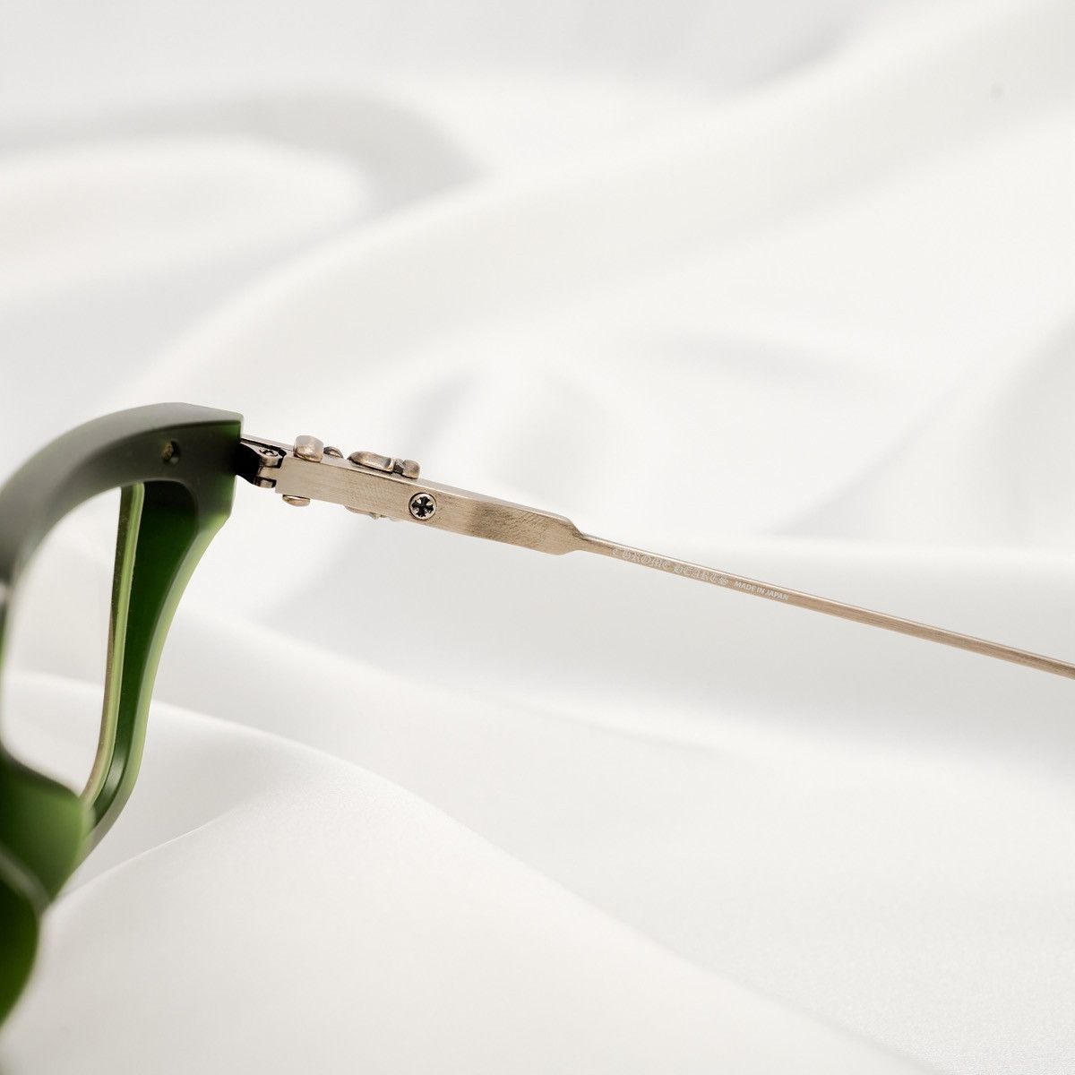 Chrome Hearts CHROME HEARTS TRYDIXAGAIN MATTE DARK OLIVE /ANTIQUE SILVER GLASSES Size ONE SIZE - 4 Thumbnail
