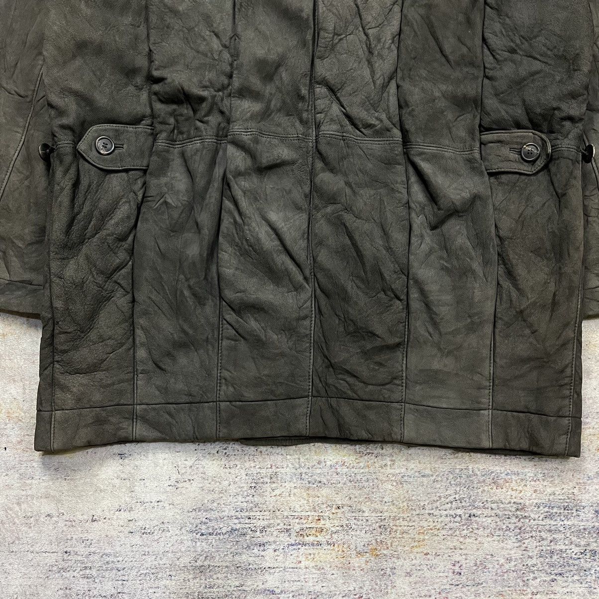 Issey Miyake Vintage Issey Miyake coat leather jacket Size US L / EU 52-54 / 3 - 11 Thumbnail