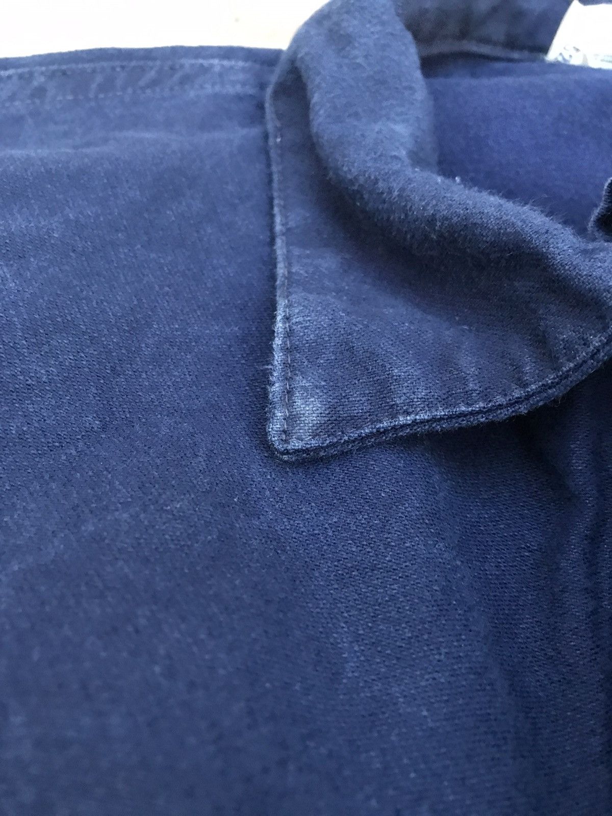 Indigo indigo dyed sashiko like texture marble patina chore jacket Size US M / EU 48-50 / 2 - 8 Thumbnail