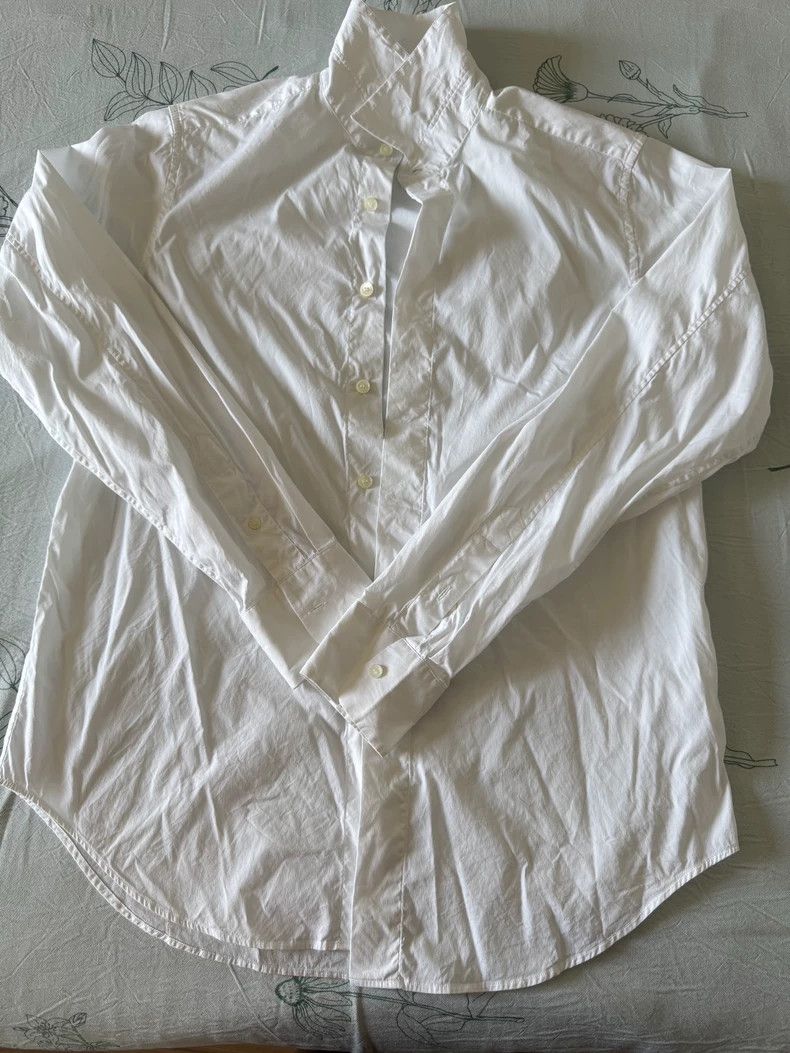 Loewe LOEWE White minimalist shirt. Size M / US 6-8 / IT 42-44 - 1 Thumbnail