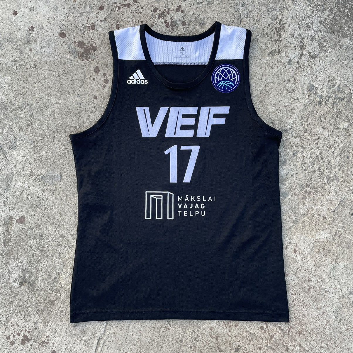 14th Addiction × Adidas × Y/Project Vintage Sleeveless Adidas Riga VEF 17 Players 90s USA Sport Size US XL / EU 56 / 4 - 1 Thumbnail