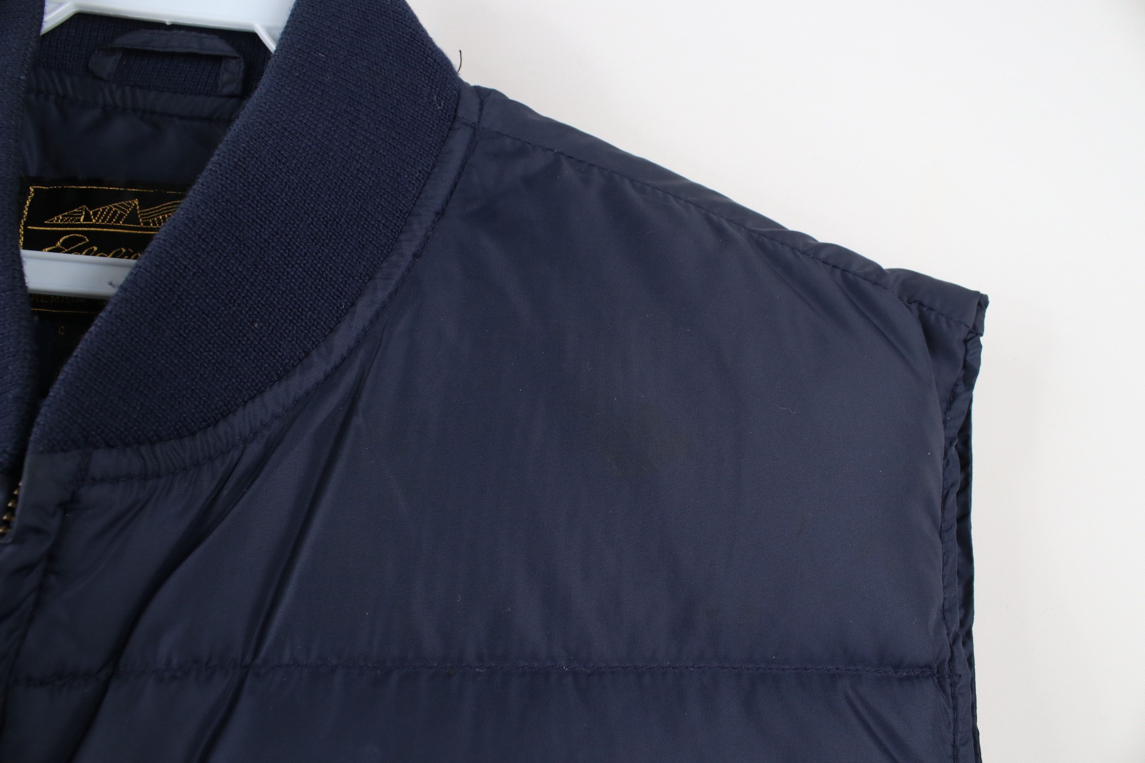Eddie Bauer × Vintage Vintage 90s Eddie Bauer Duck Down Puffer Vest Jacket Blue Size US S / EU 44-46 / 1 - 7 Thumbnail