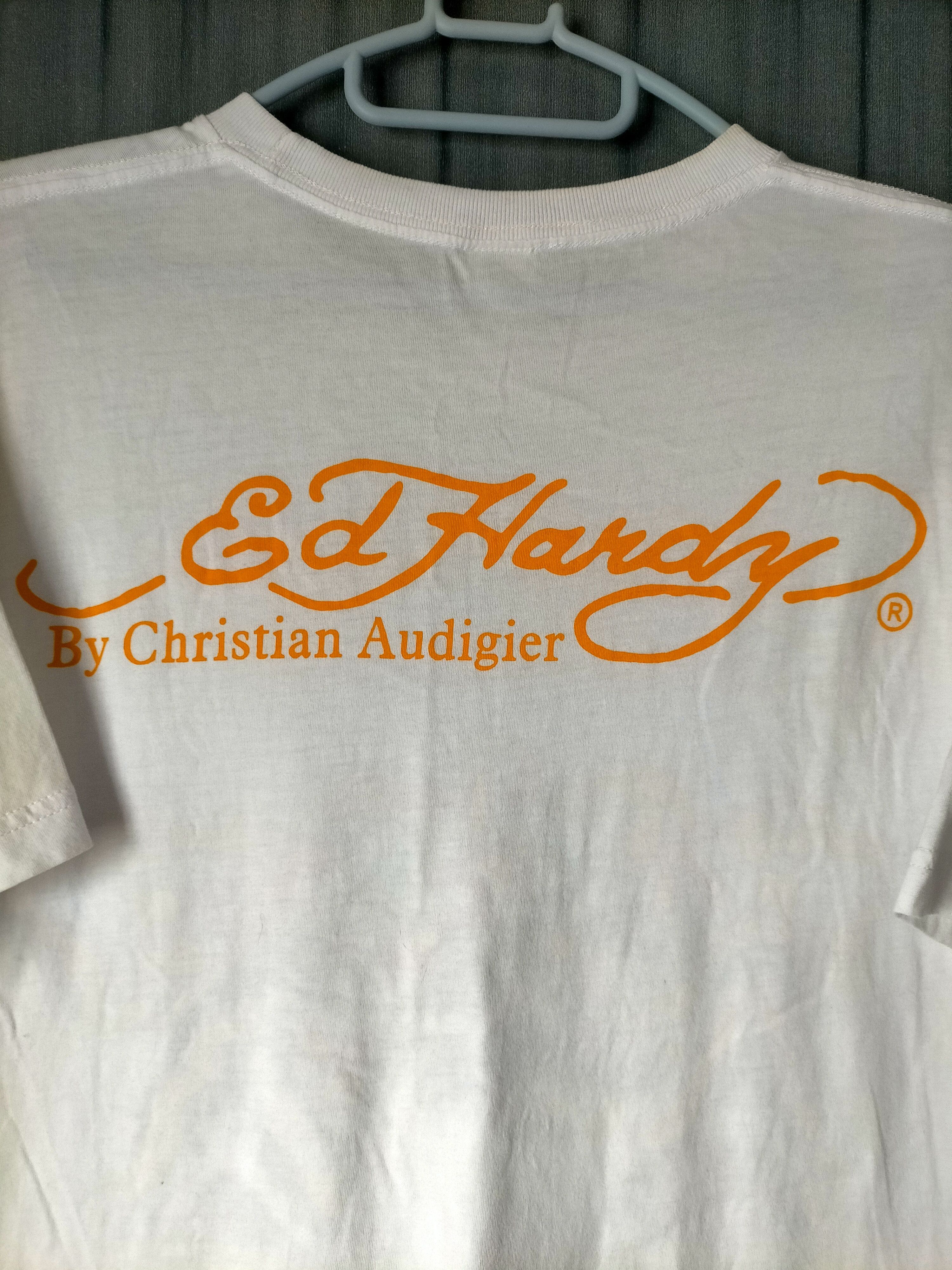 Ed Hardy Ed Hardy By Christian Audigier White T-shirt Size US XL / EU 56 / 4 - 11 Thumbnail