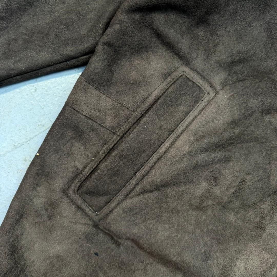 Japanese Brand Japanese Brand Next Standard Sherpa Suede Leather Jacket Size US XL / EU 56 / 4 - 8 Thumbnail