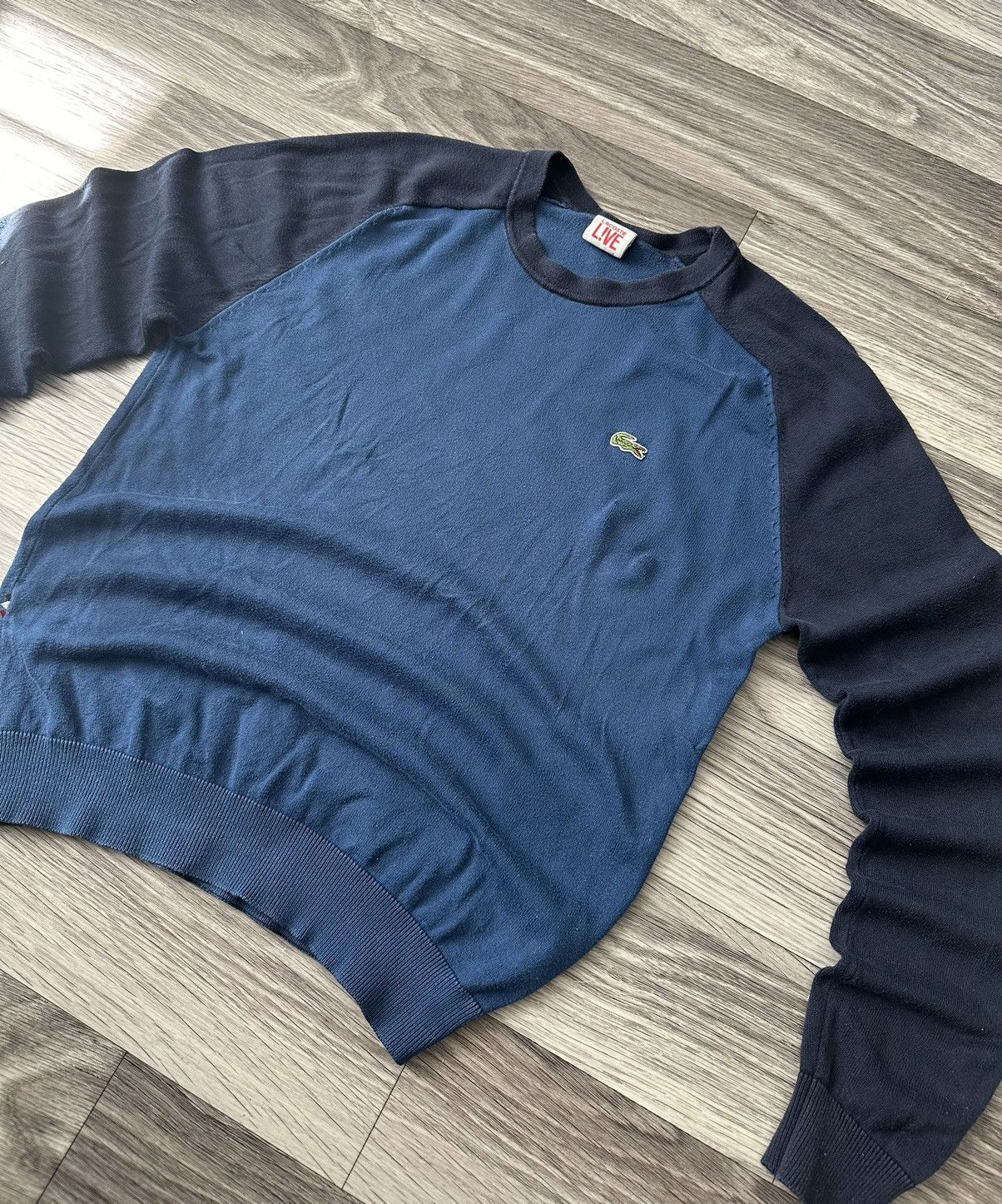 Lacoste Lacoste LIVE Thin Lightweight Blue Sweater size S hype Size US S / EU 44-46 / 1 - 2 Thumbnail