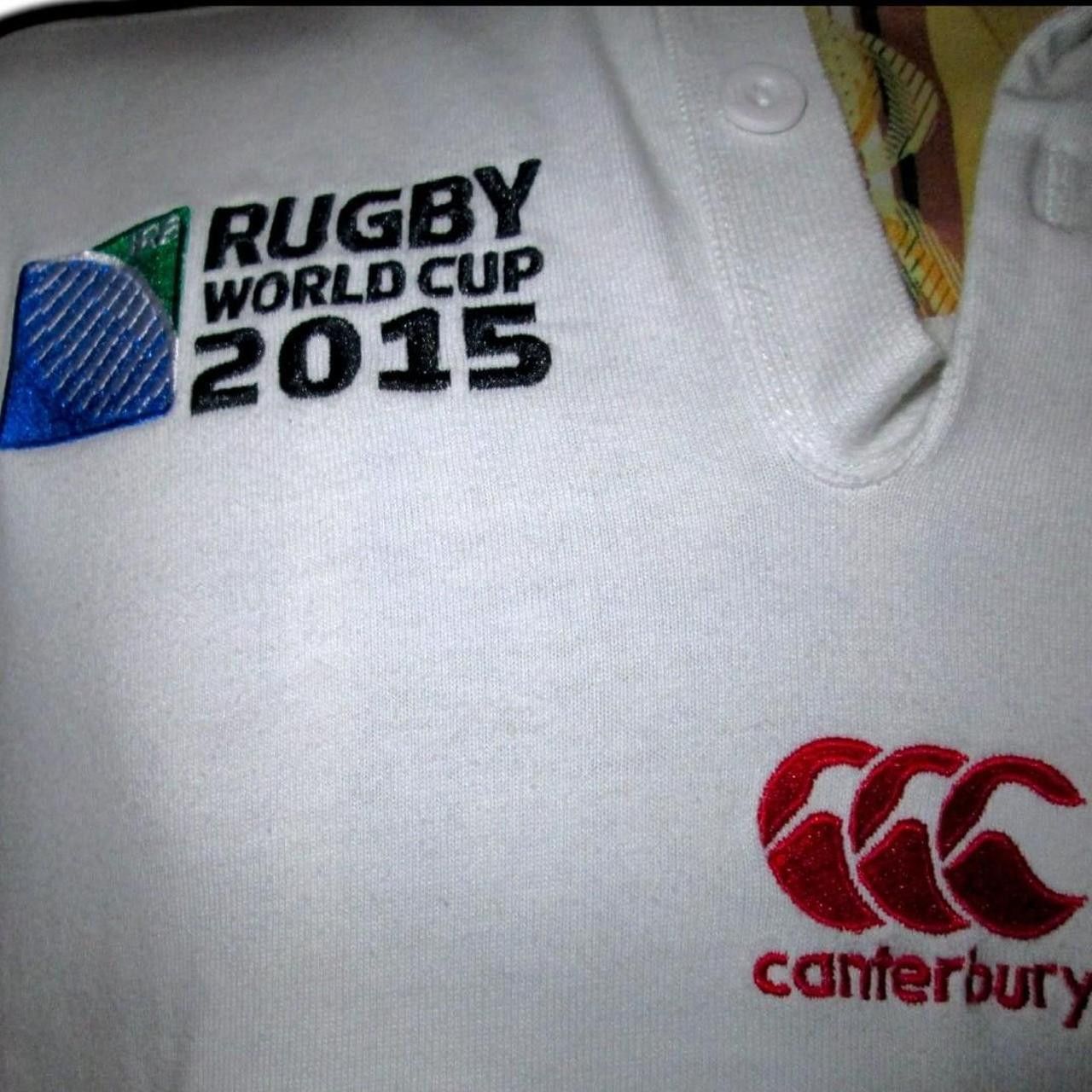 Canterbury of New Zealand England 2015 Rugby World Cup 15 Shirt Jersey Sweatshirt Size US M / EU 48-50 / 2 - 2 Thumbnail