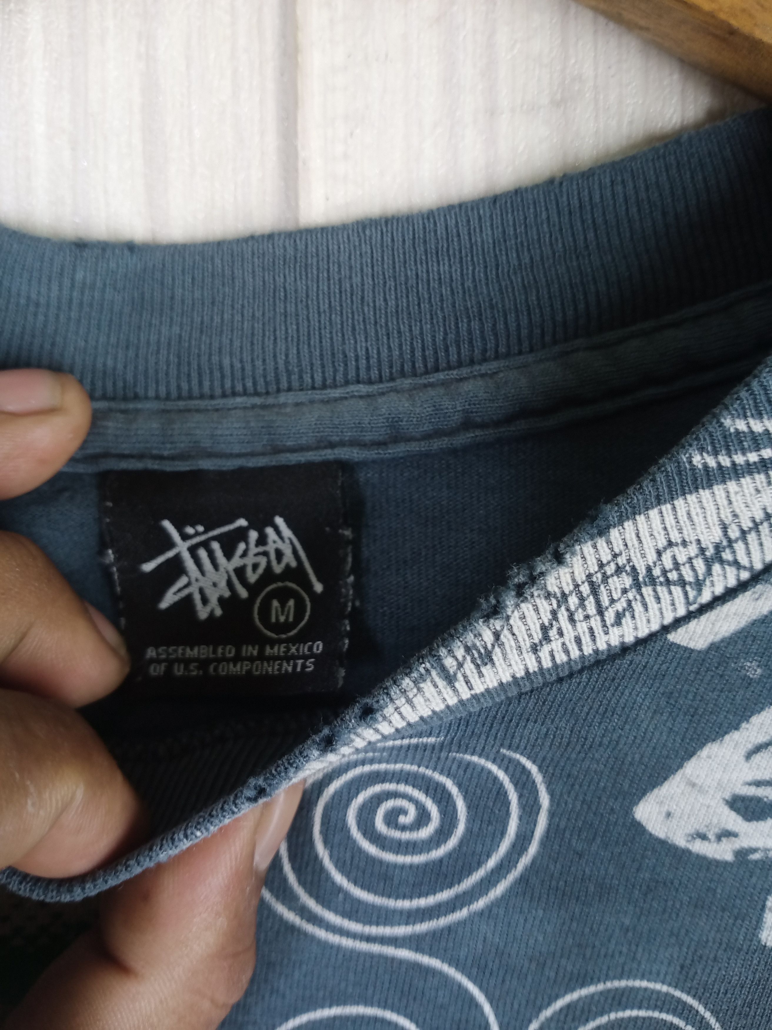 Stussy Crazy Rare Vintage Stussy Full Print New York Tshirt Size US M / EU 48-50 / 2 - 5 Thumbnail