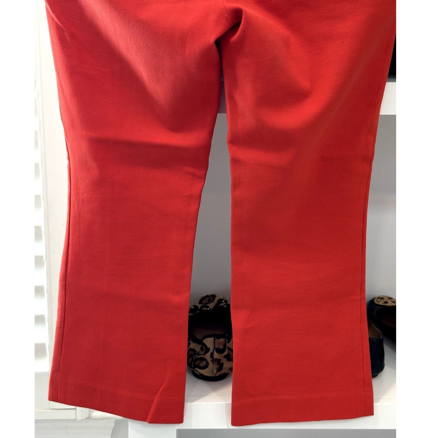 Loft Ann Taylor Loft Marisa Orange Straight Crop Pants 0P Size 25" / US 0 / IT 36 - 6 Thumbnail