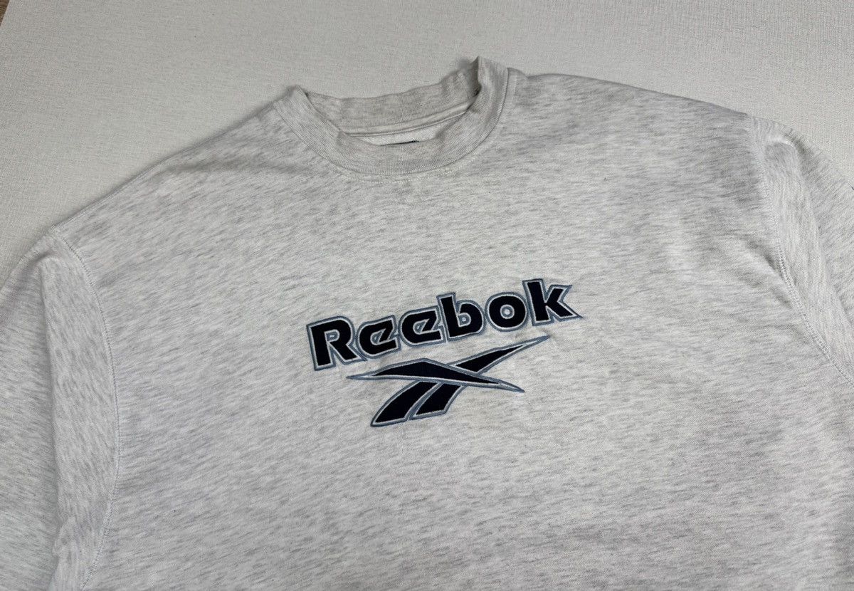 Reebok × Vintage Vintage Reebok Essentials Oversized Retro Sweatshirt Men Size US XL / EU 56 / 4 - 3 Thumbnail