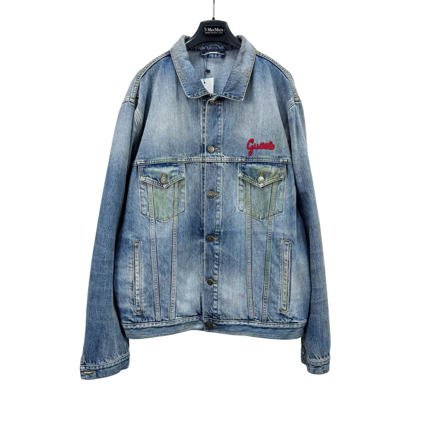 Gucci Gucci Mon Petit Chat Cat Embroidery Denim Jacket 54 Size US L / EU 52-54 / 3 - 1 Thumbnail